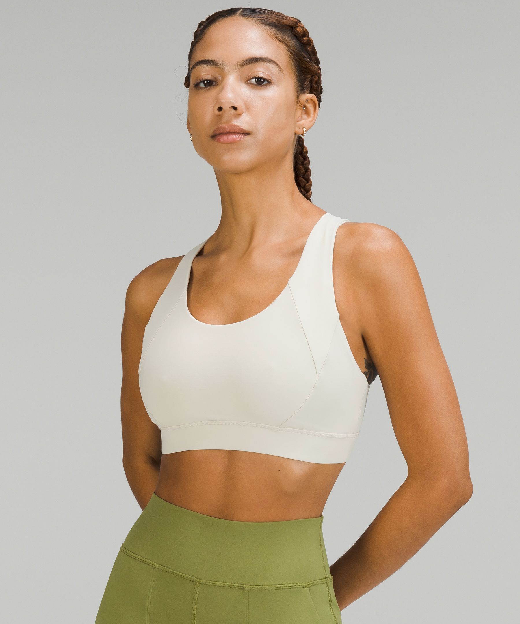 Lululemon Free To Be Elevated Bra Light Support, Dd/ddd(e) Cup In Natural Ivory