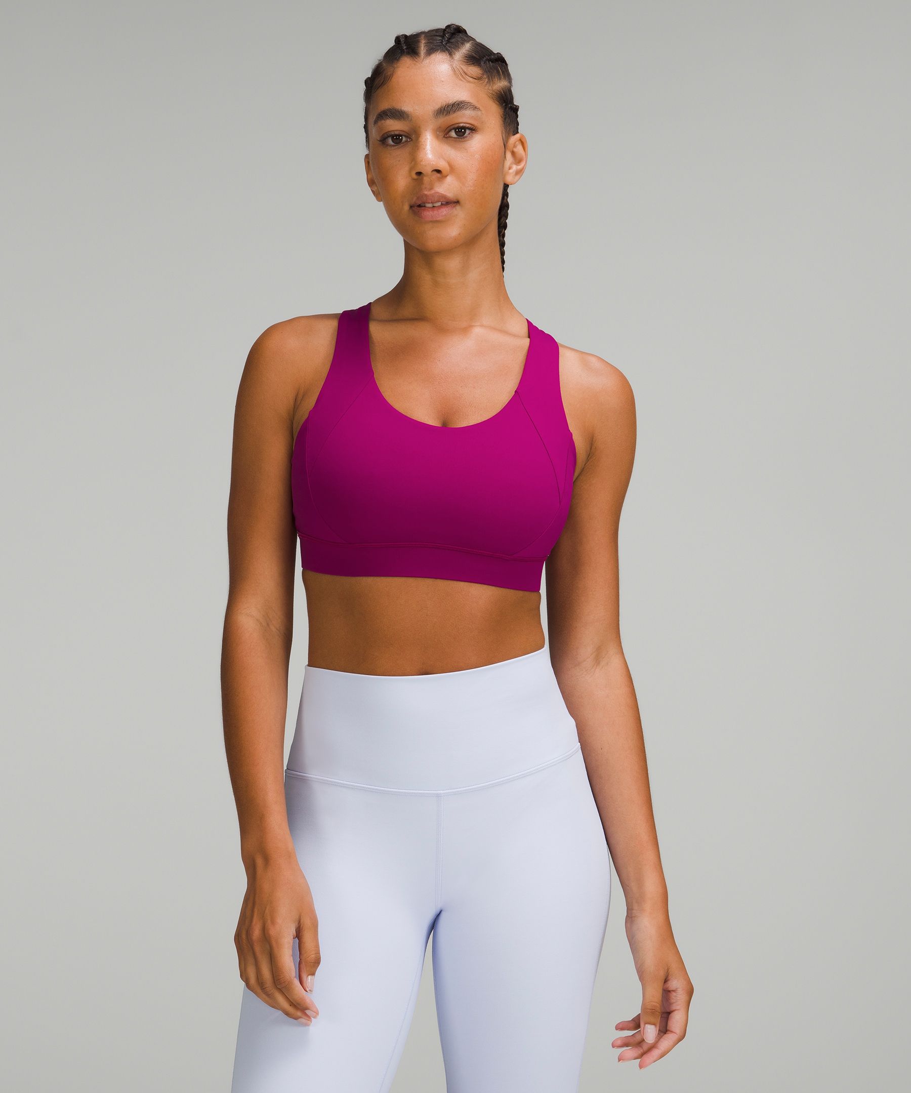 Lululemon Free To Be Elevated Bra Light Support, Dd/ddd(e) Cup In Magenta Purple