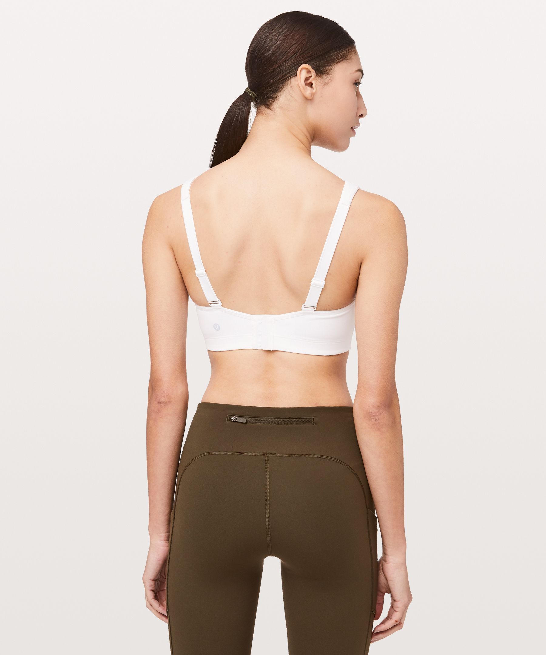 Buy Lululemon Hyper Stripe Clear Mint Ta Ta Tamer II Bra Online at