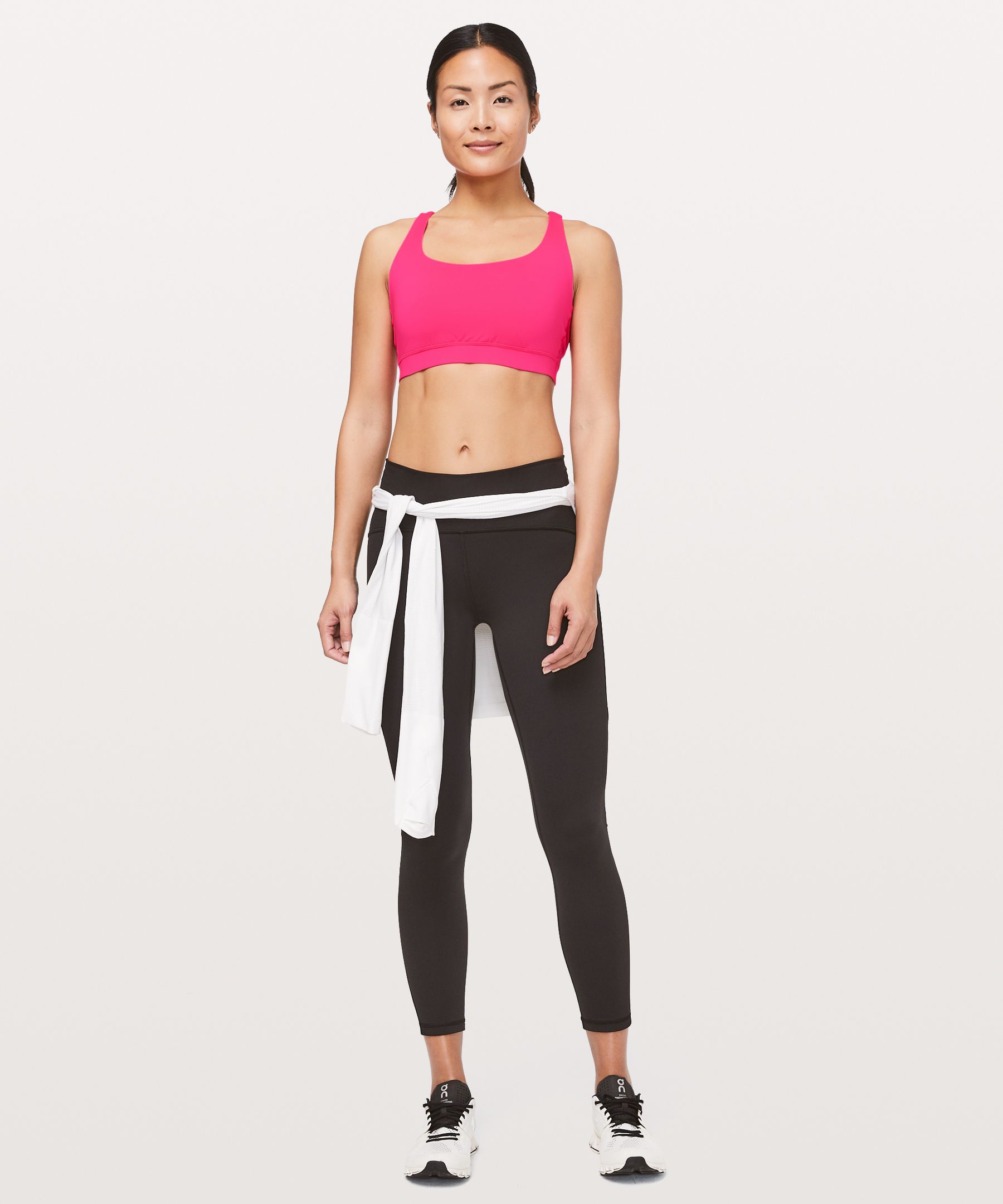 Lululemon Energy Bra *Medium Support, B–D Cups - Pow Pink - lulu