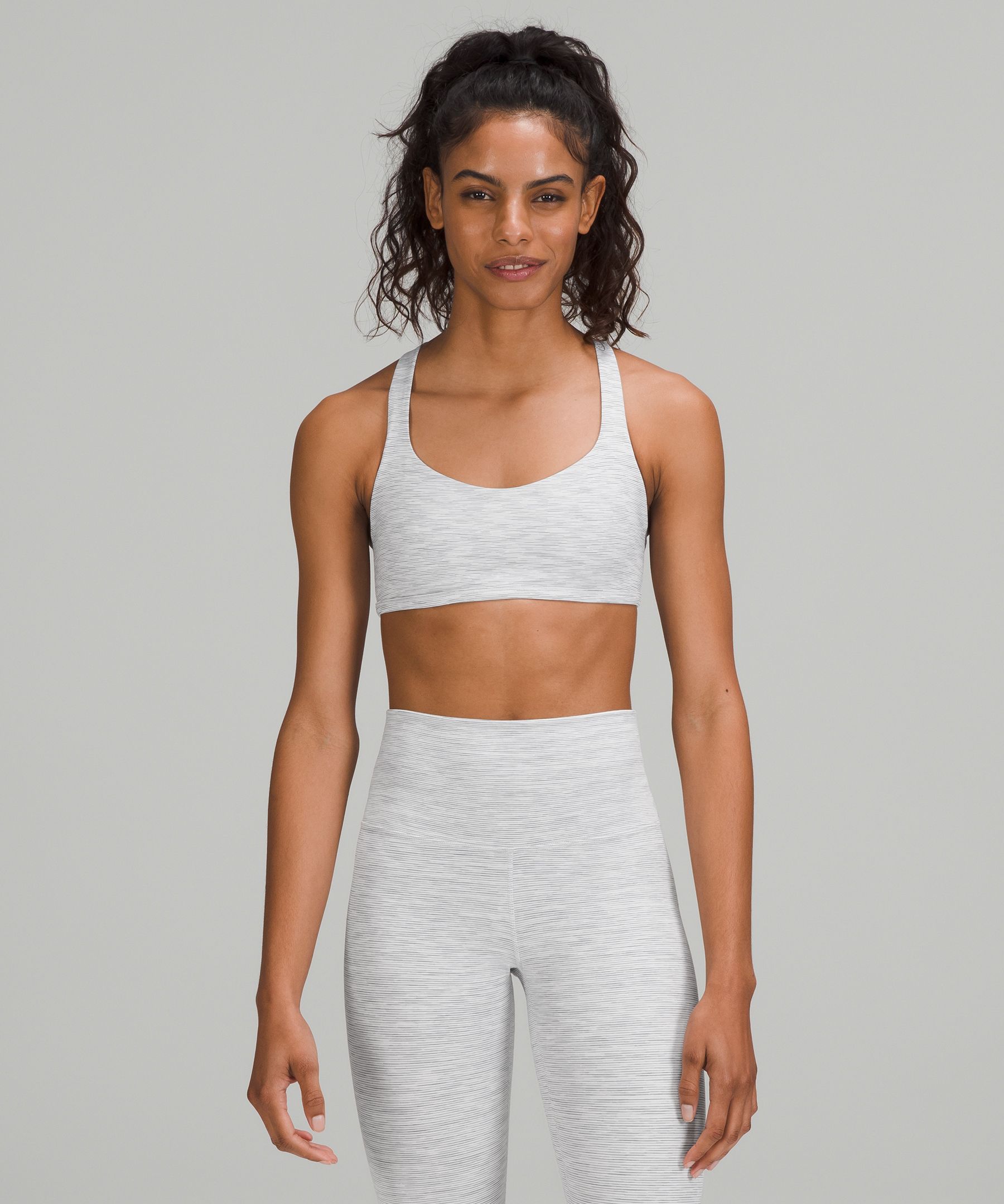 Lululemon Wild Light Support, A/b Cup In Wee Are From Space Nimbus Battleship/pink Mist