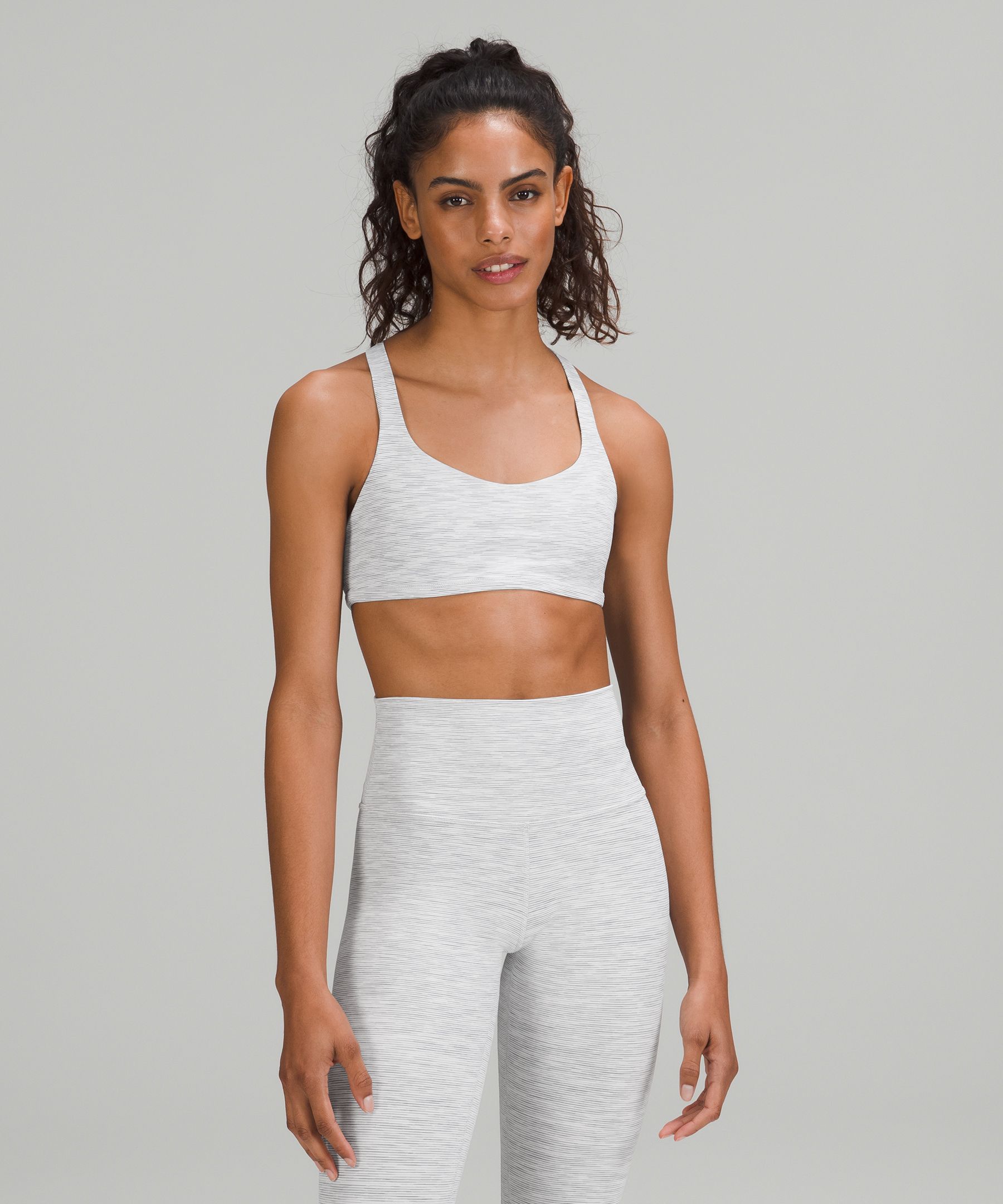 Lululemon Wild Light Support, A/b Cup In Wee Are From Space Nimbus Battleship/raspberry Cream