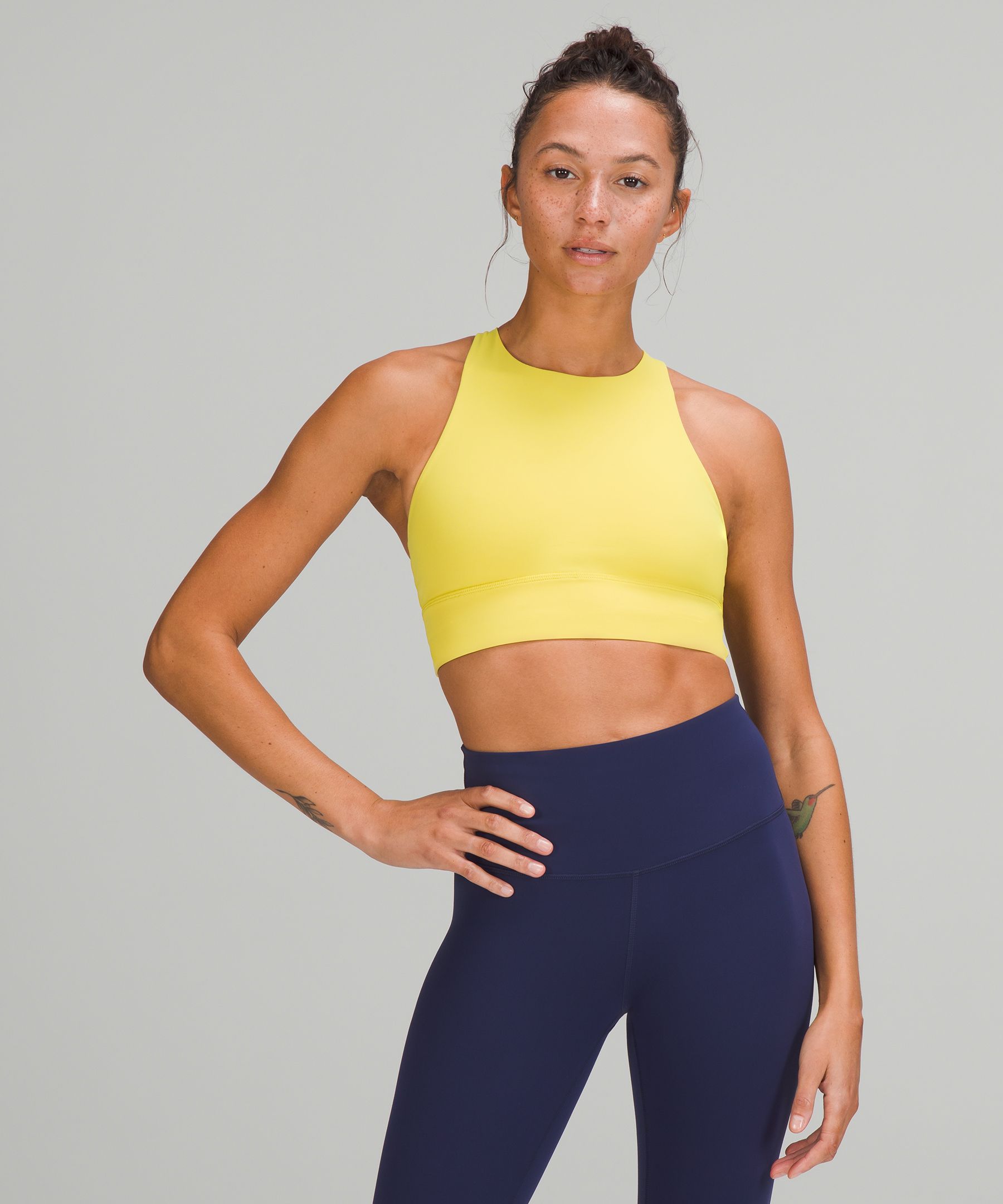 Lululemon Energy High-neck Longline Bra Medium Support, B-d Cups