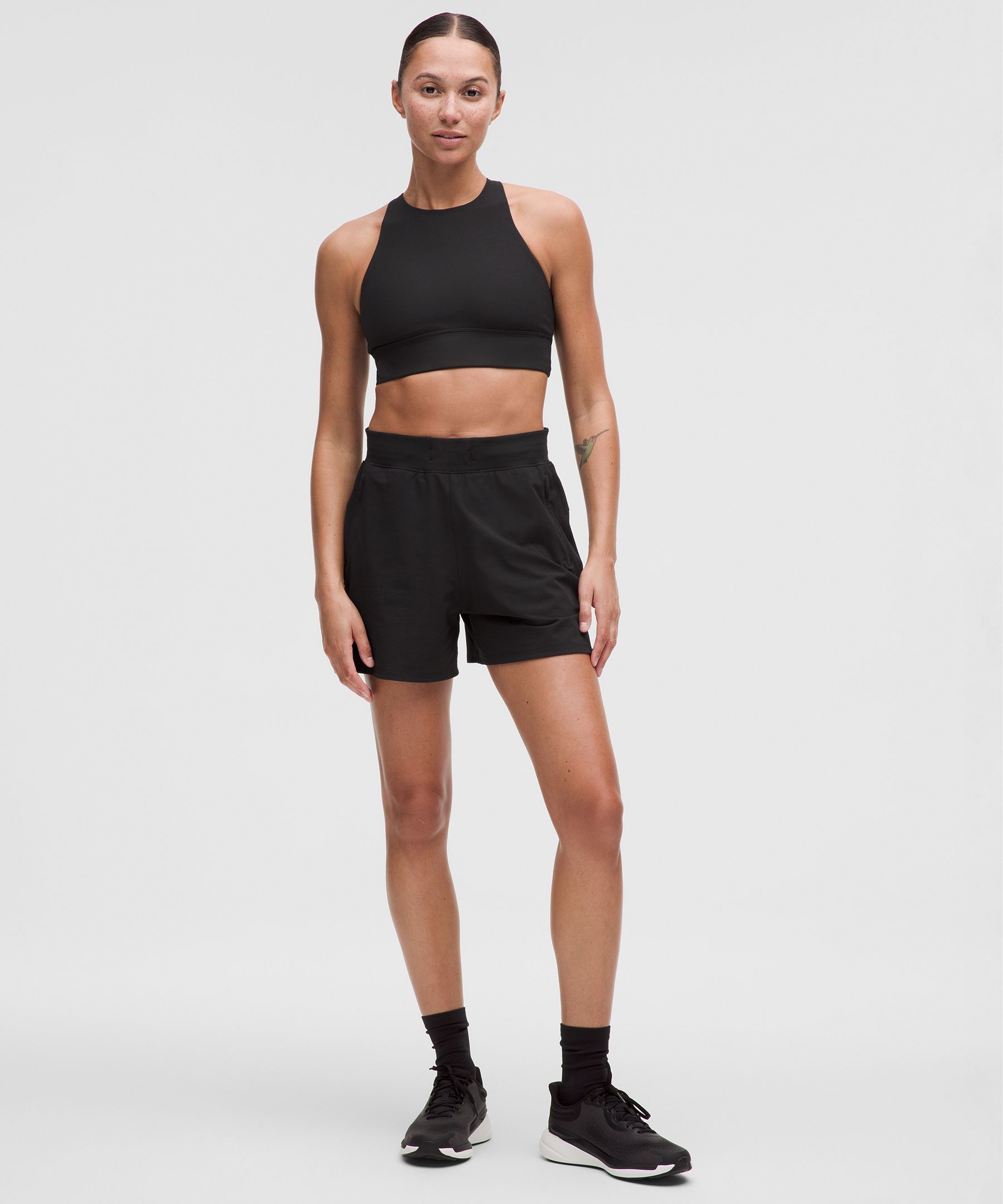 lululemon Energy High-Neck Longline Ribbed Bra