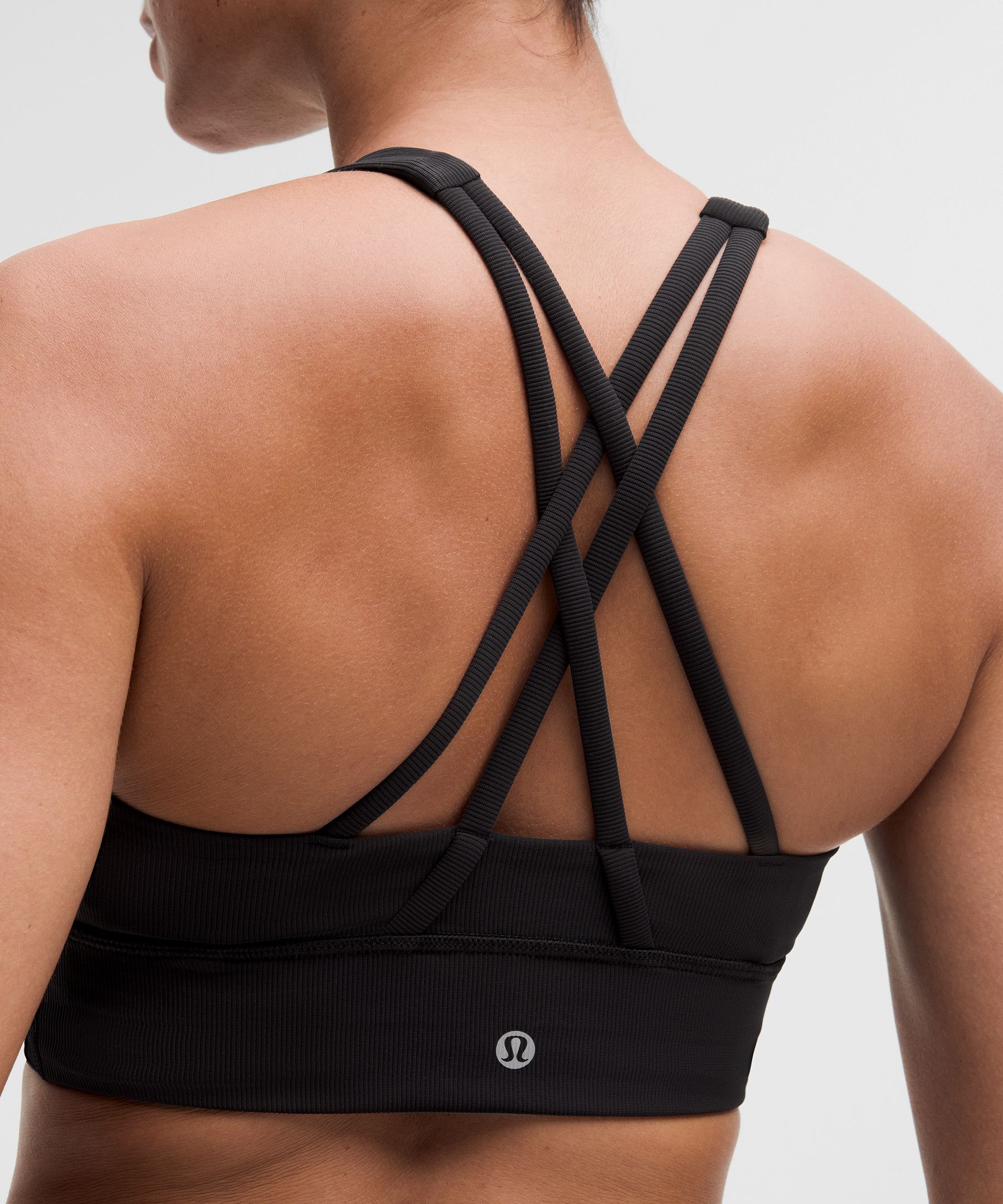 lululemon Energy High-Neck Longline Ribbed Bra *Medium Support, B