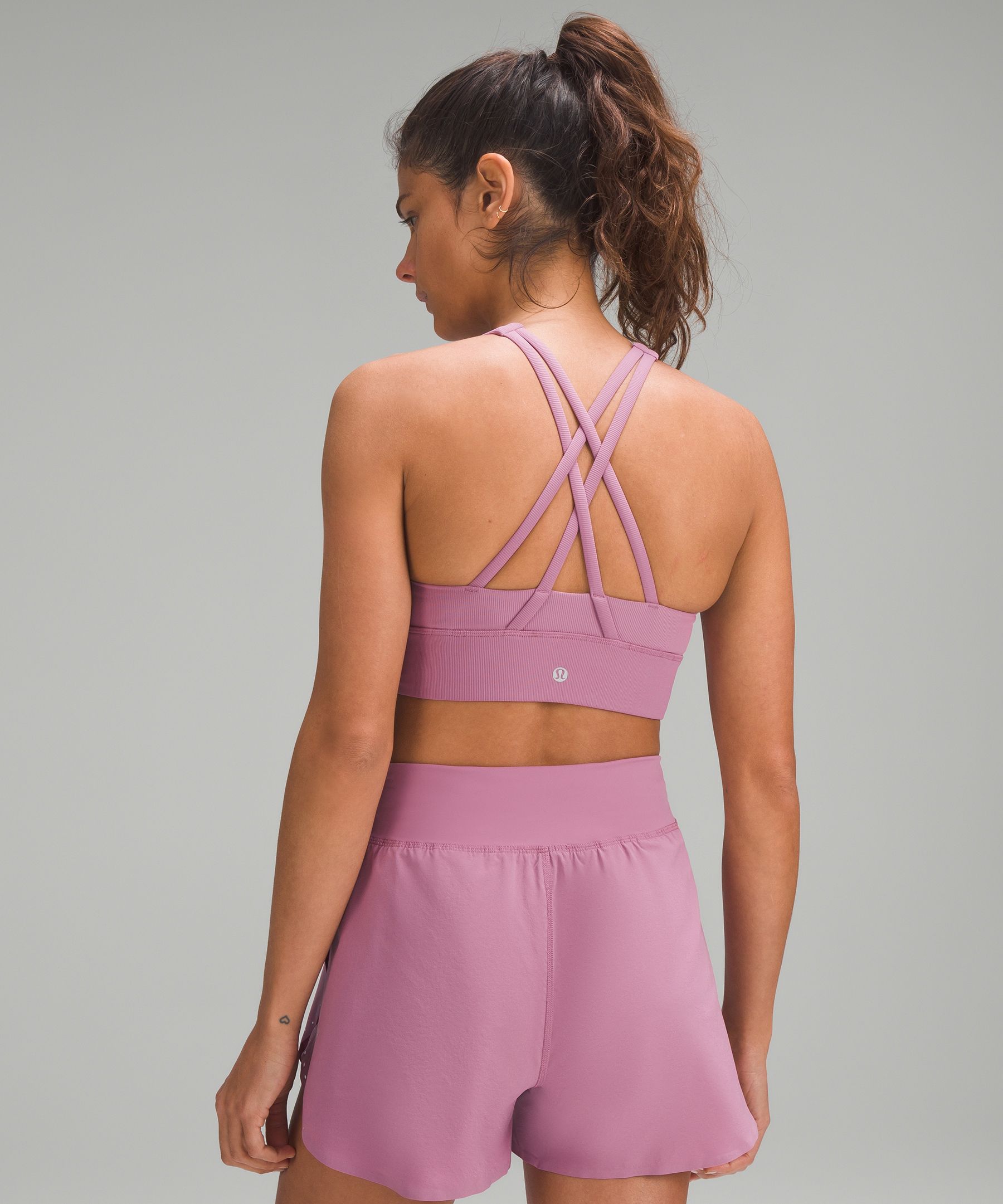 lululemon athletica, Tops, Lululemon Energy High Neck Longline Sports Bra