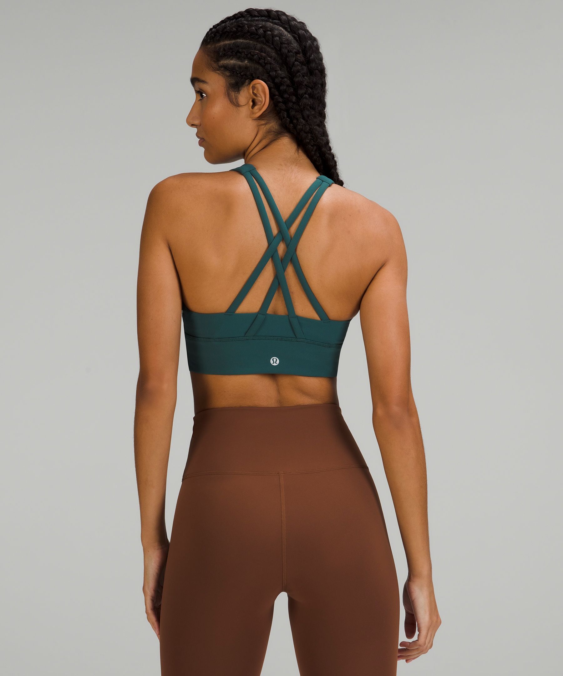 lululemon Energy High-Neck Longline Ribbed Bra