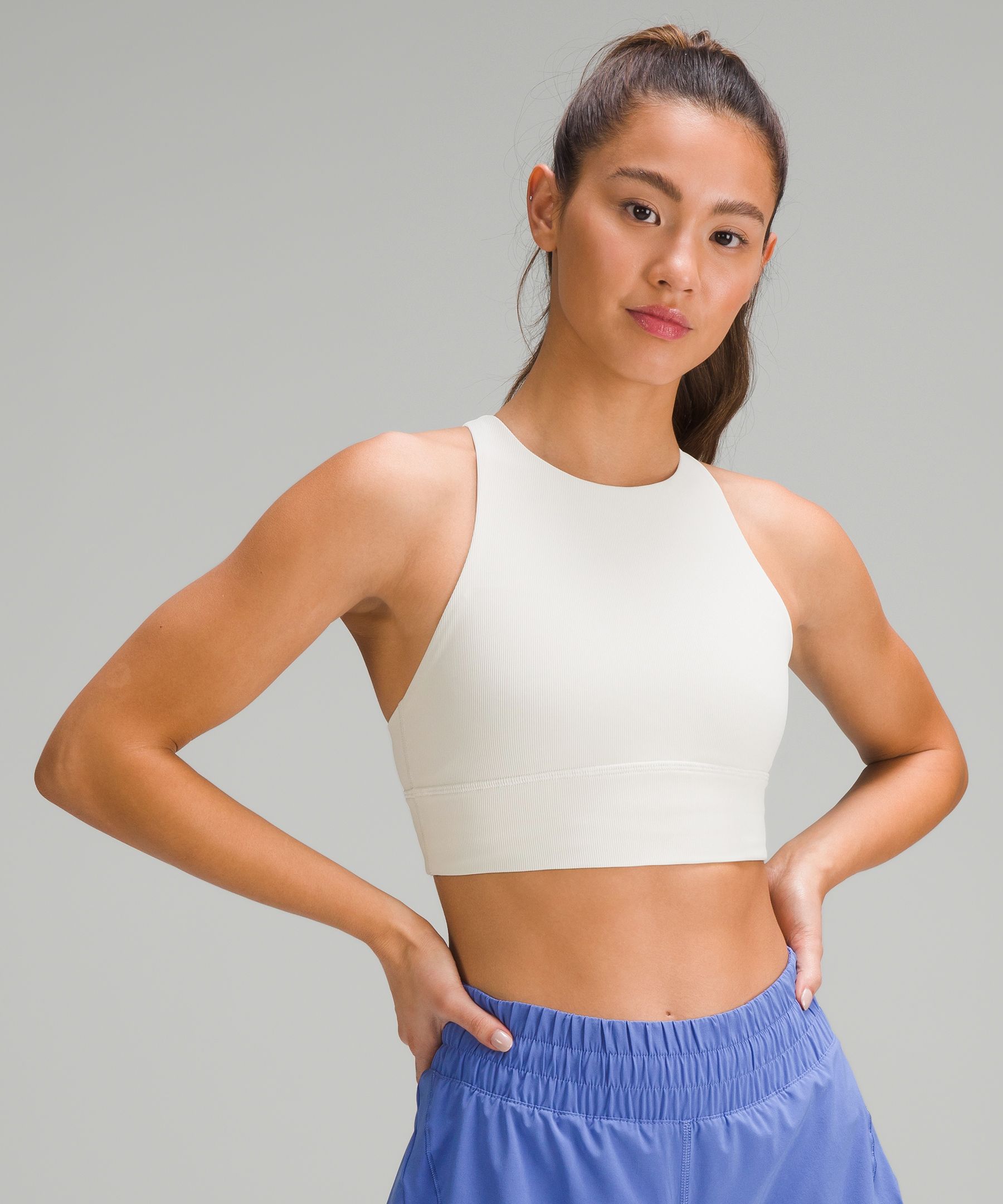 lululemon Energy High-Neck Longline Ribbed Bra