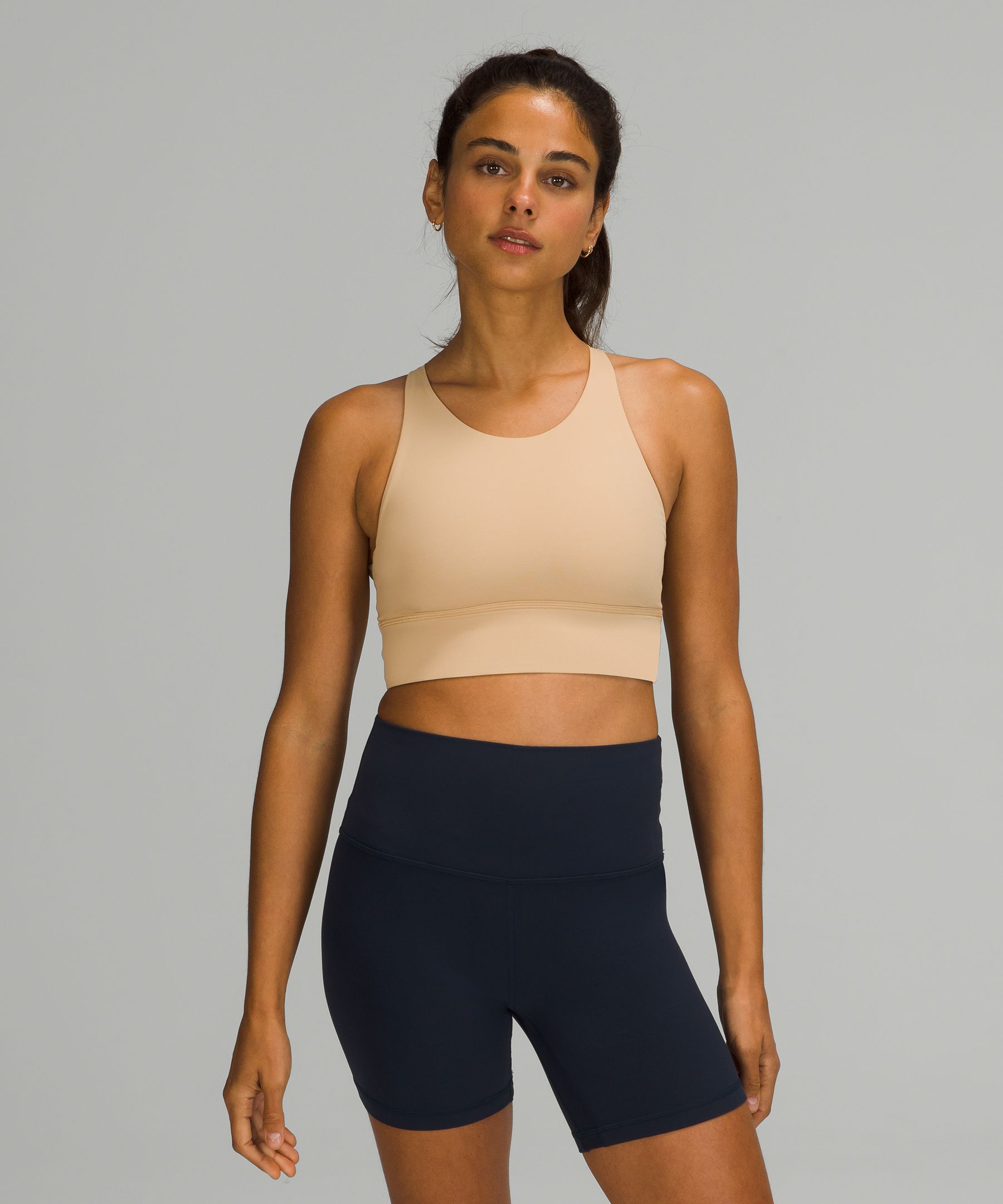Lululemon Wild Light Support, A/b Cup In Pecan Tan
