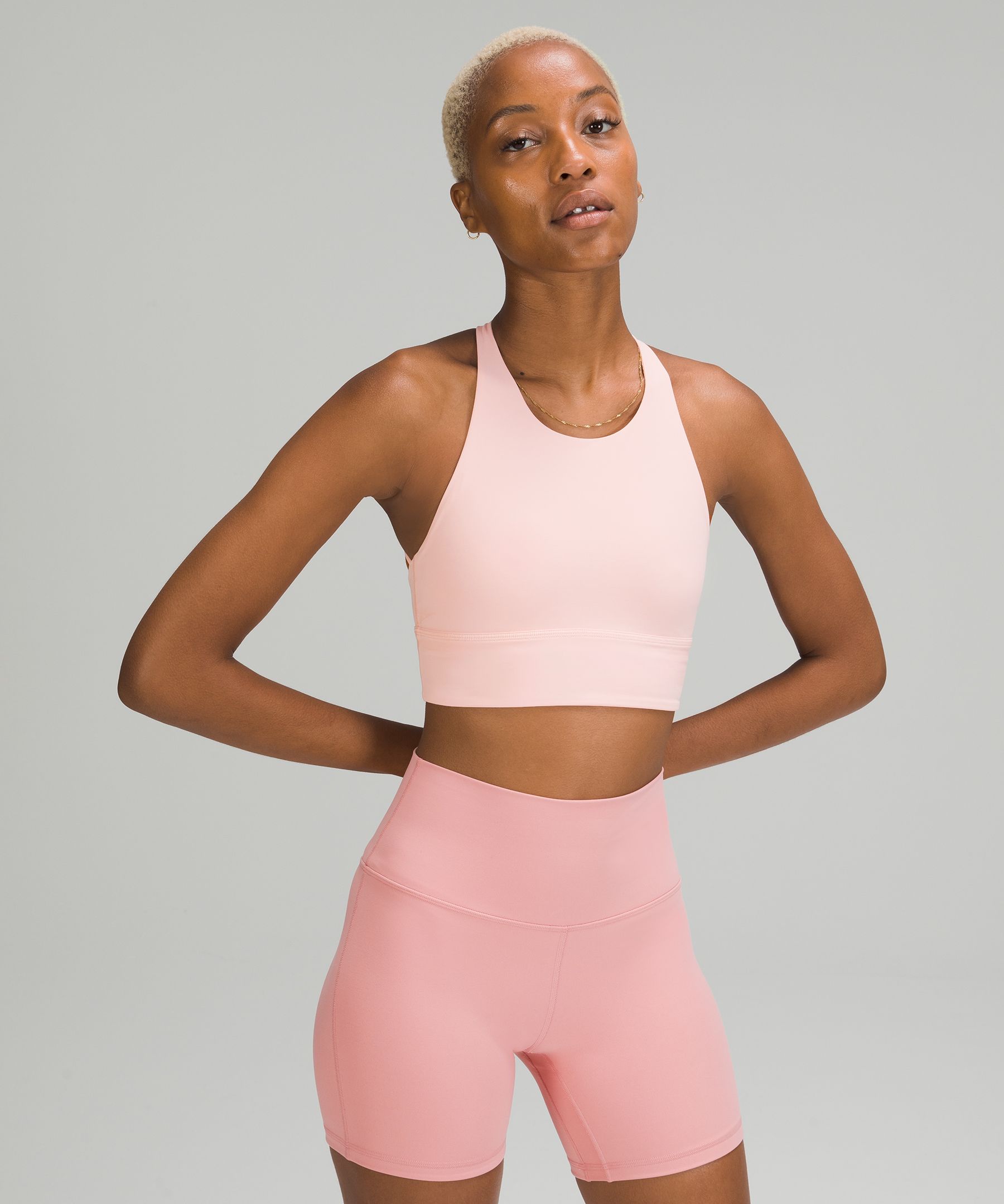 Lululemon Wild Light Support, A/b Cup In Pink Mist