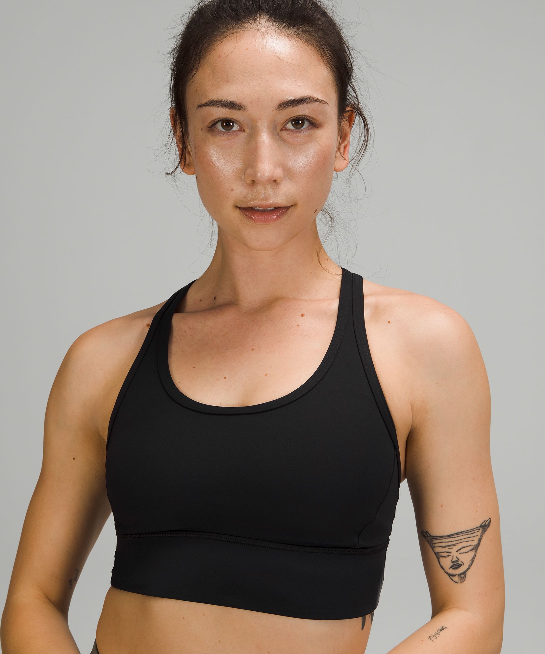 Lululemon Strong Lines Bra *Medium Support, B/C Cup - Black - lulu