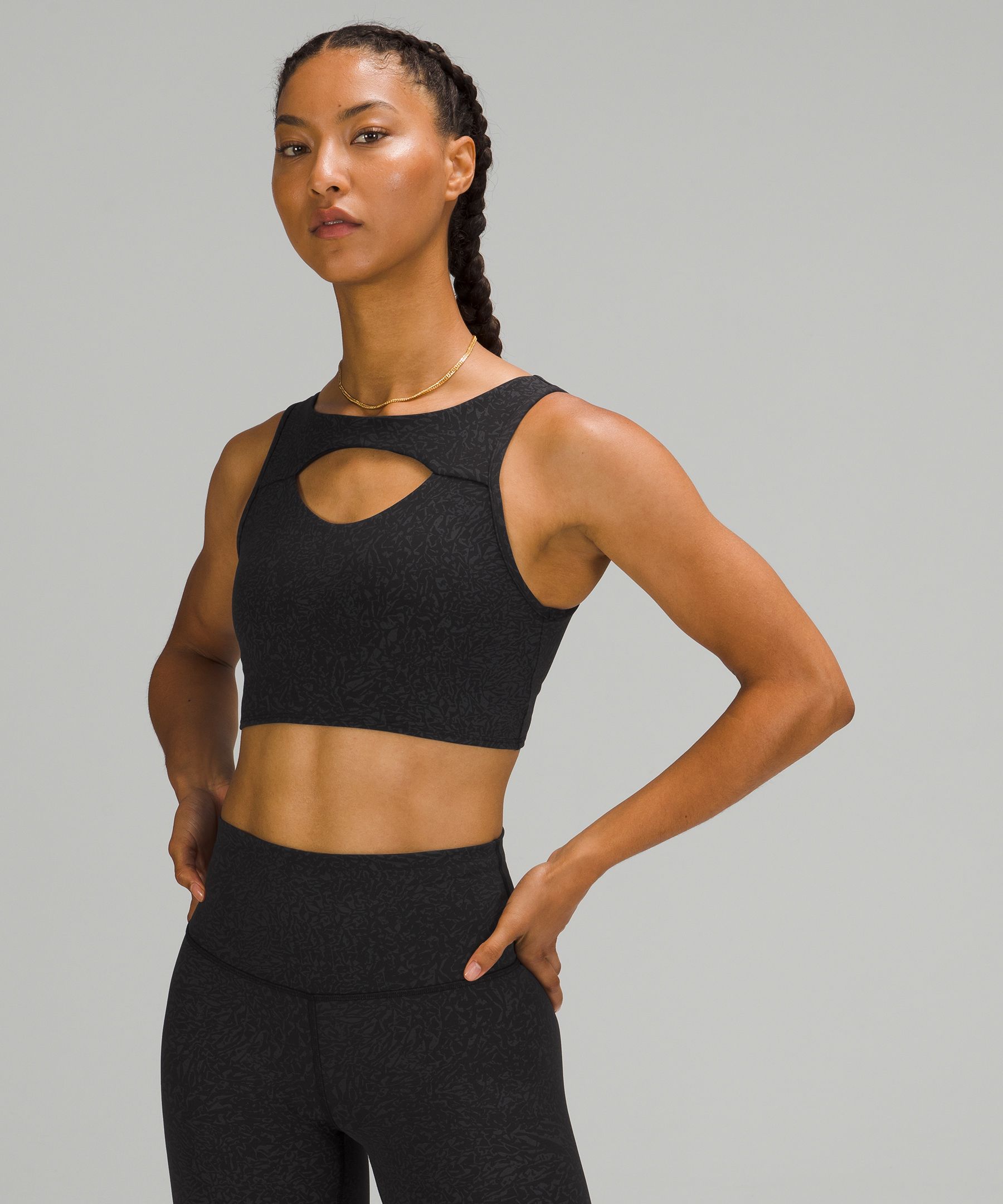 lululemon athletica Everlux Front Cut-out Train Bra Light Support