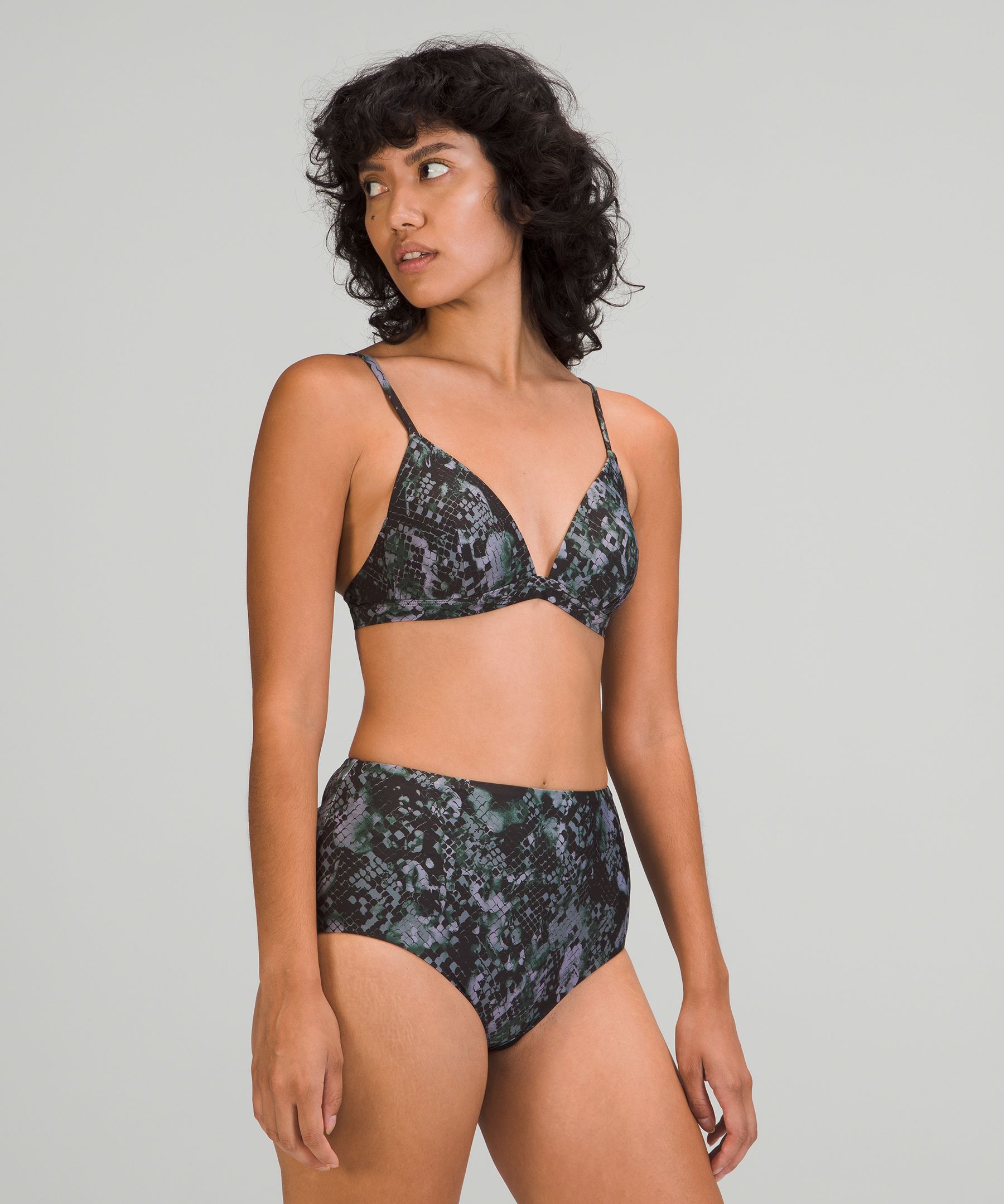 Lululemon Waterside Swim Top A/b Cup In Hideaway