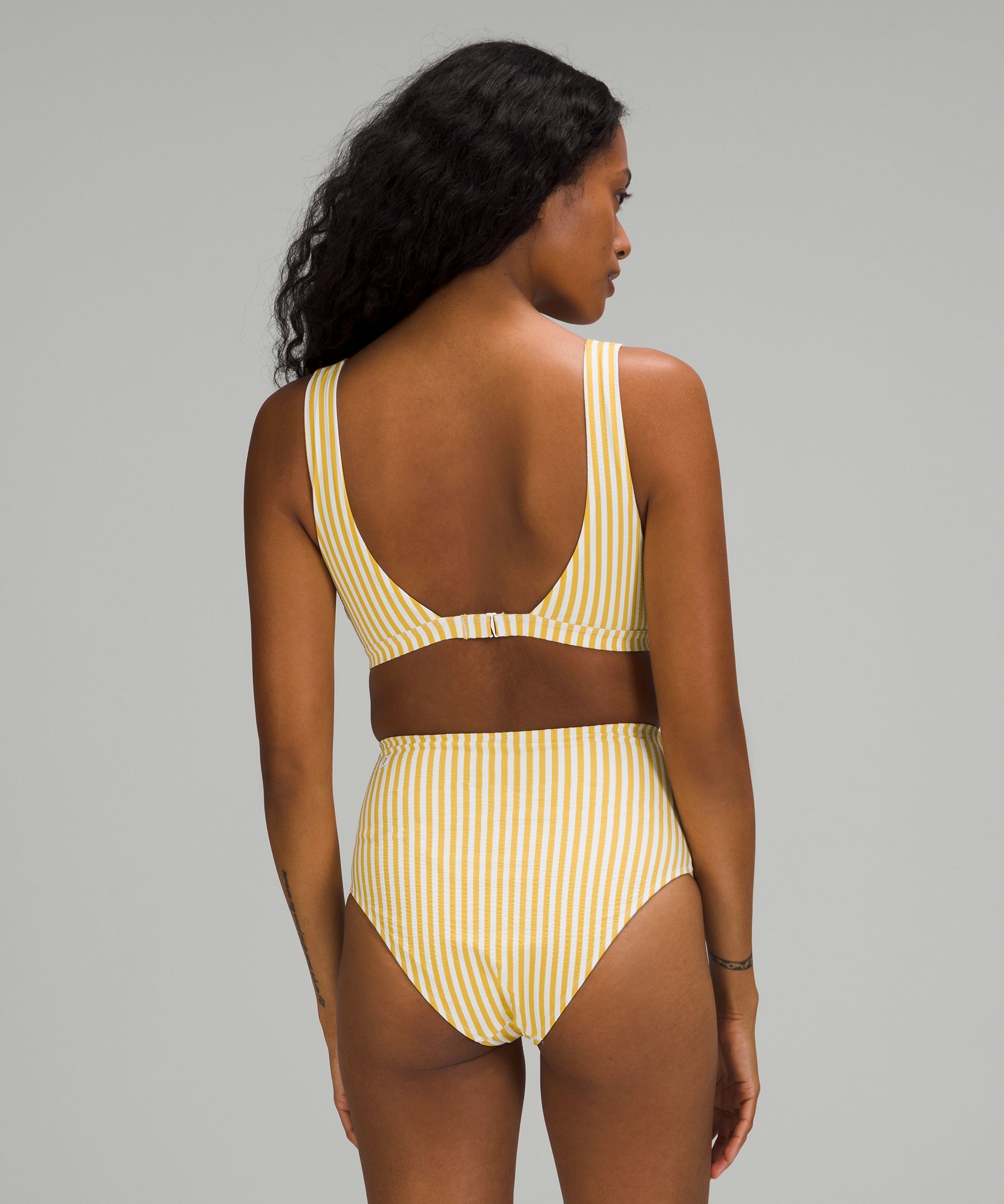 Waterside V Seersucker Swim Top *C/D Cup | lululemon SG