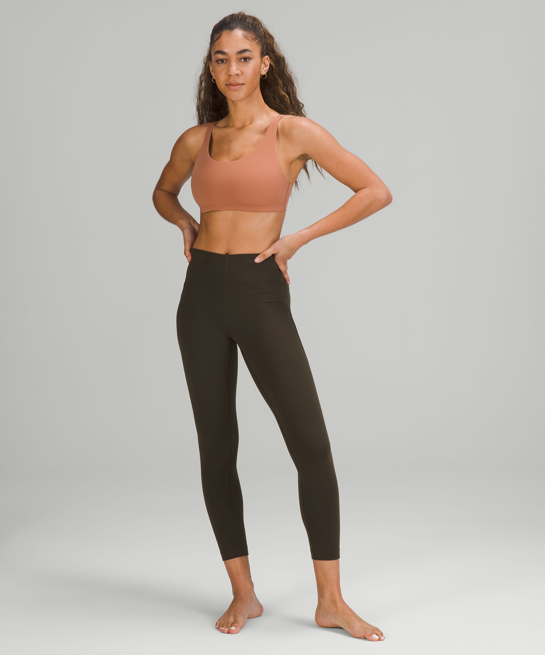 NWT LULULEMON IN Alignment Straight-Strap Bra *Light Support A/B Cup £56.53  - PicClick UK