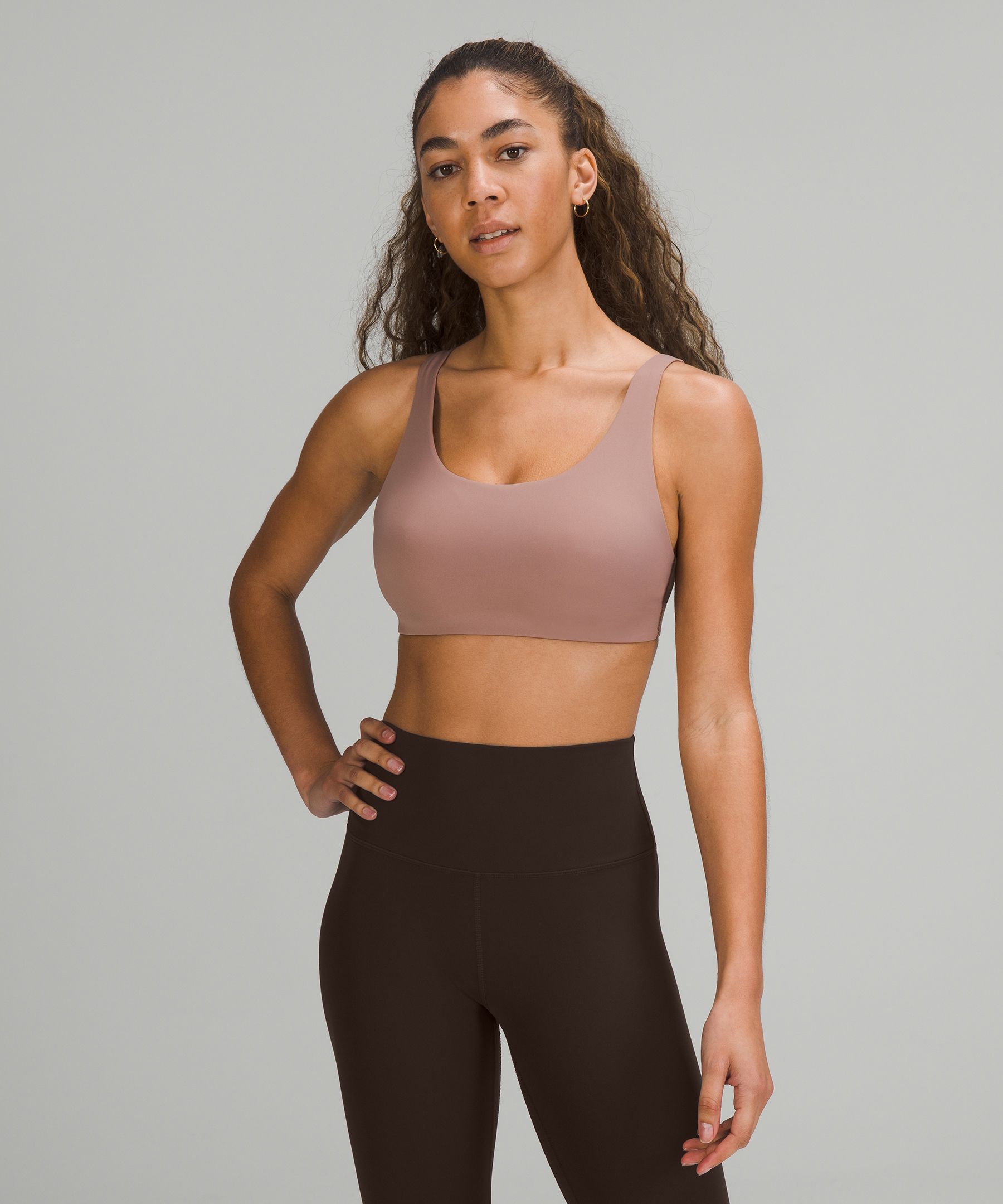 Lululemon In Alignment Straight-strap Bra Light Support, C/d Cup