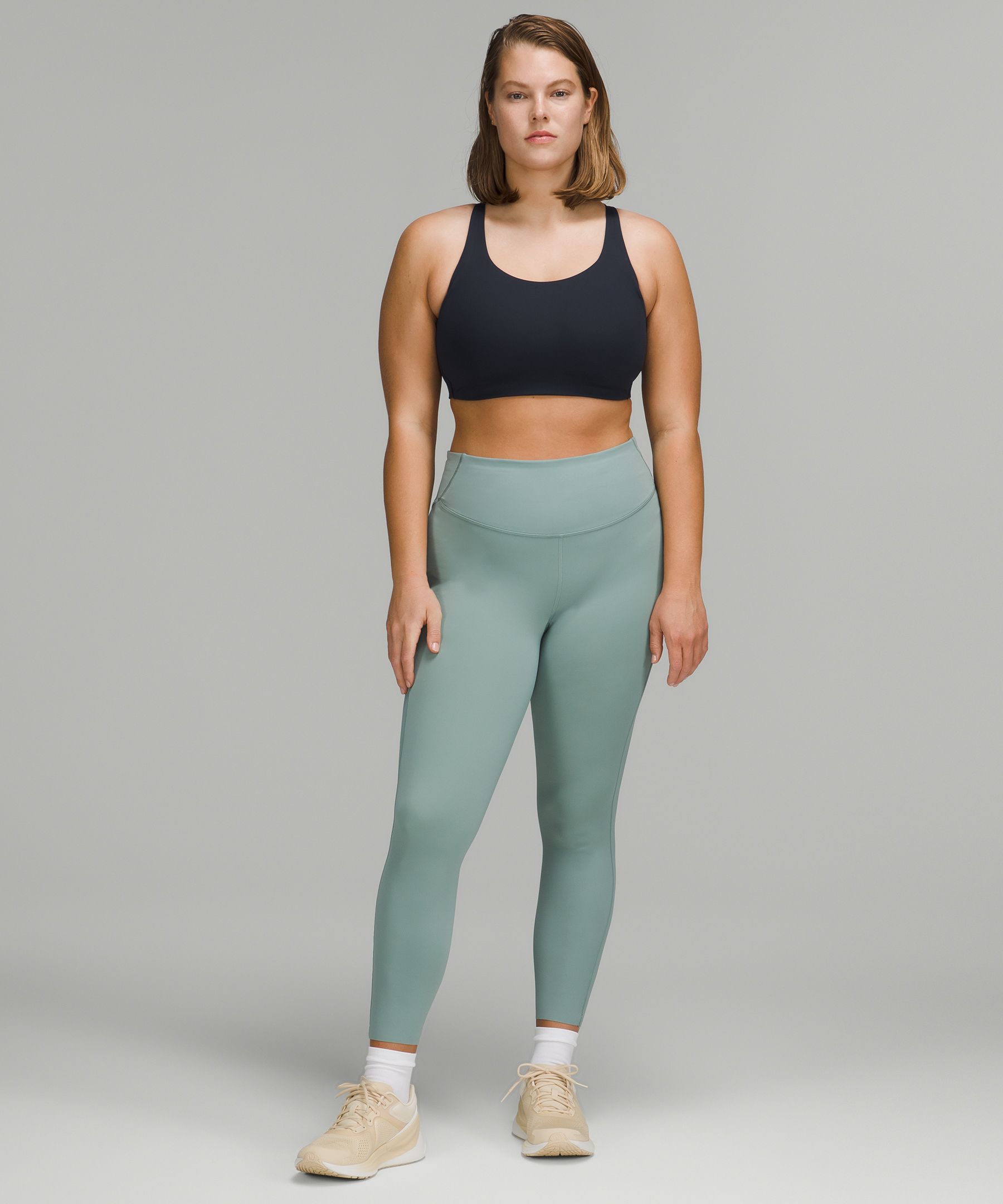 Lululemon Energy Bra High Support, B-ddd Cups In Everglade Green