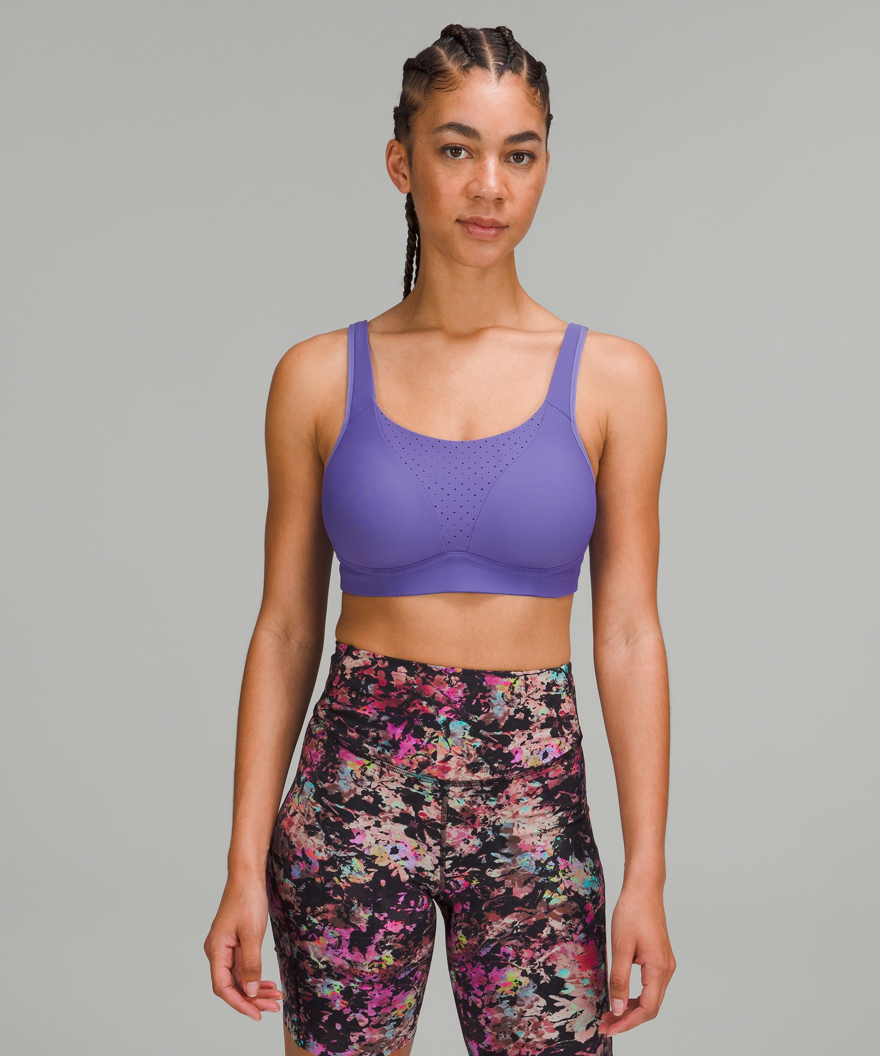 Lululemon Run Times Bra High Support, B-g Cups In Navy