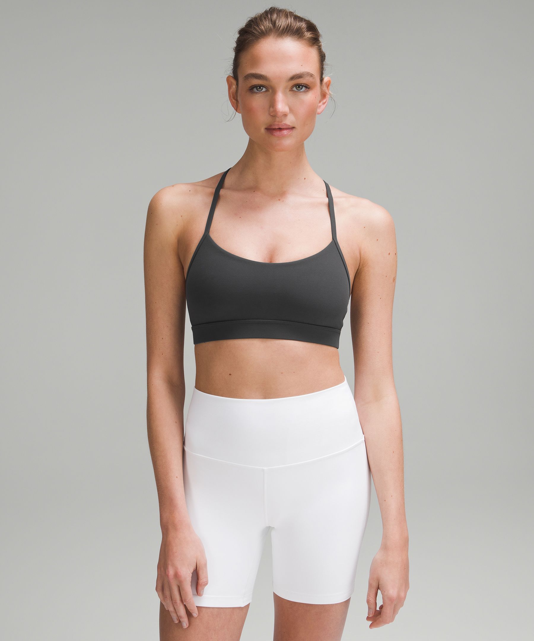 Lululemon Flow Y Nulu Bra *Light Support, A–C Cups - Roasted Brown