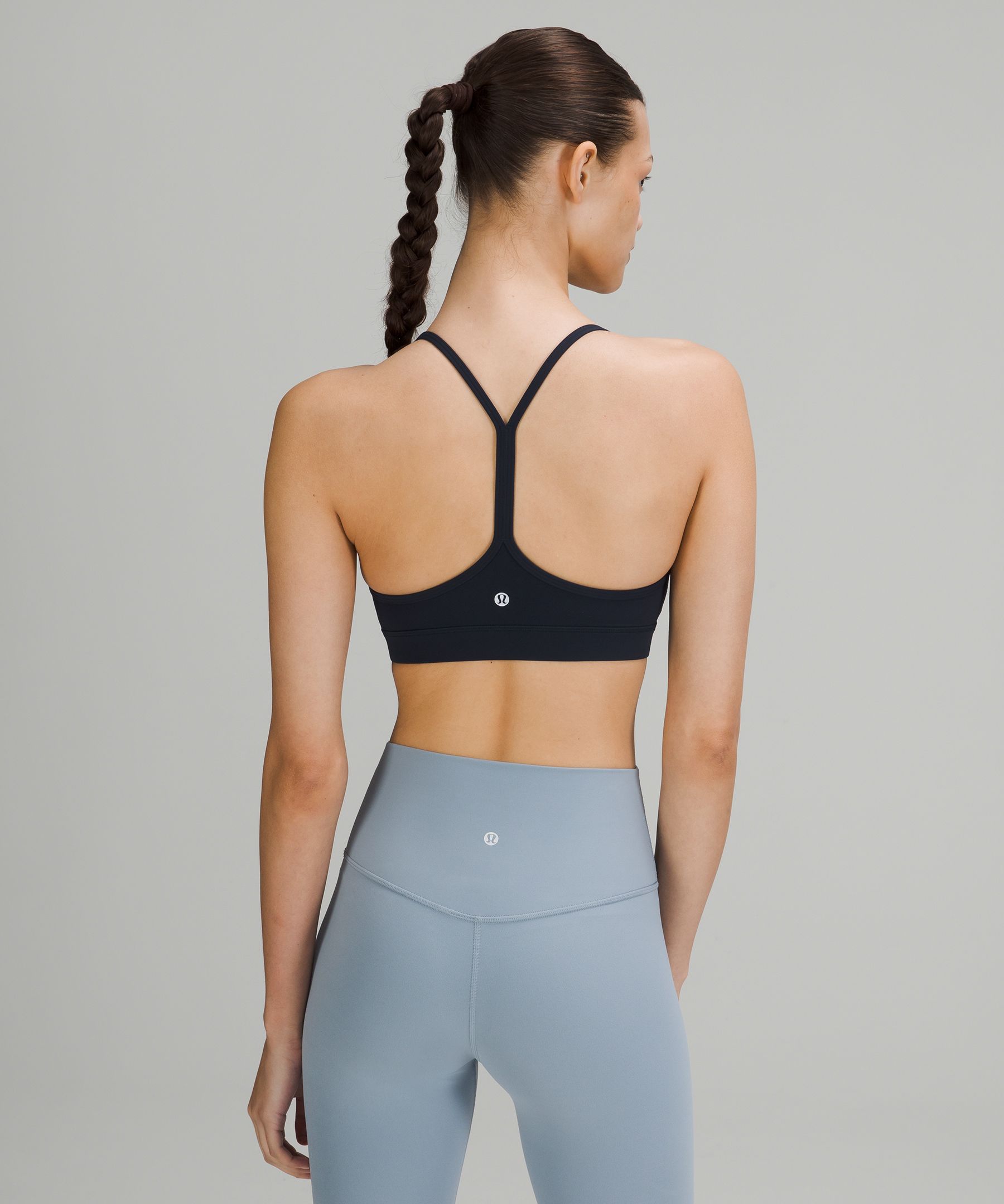 Lululemon Black Racerback Sports Bra - Size 8 – Cranberry