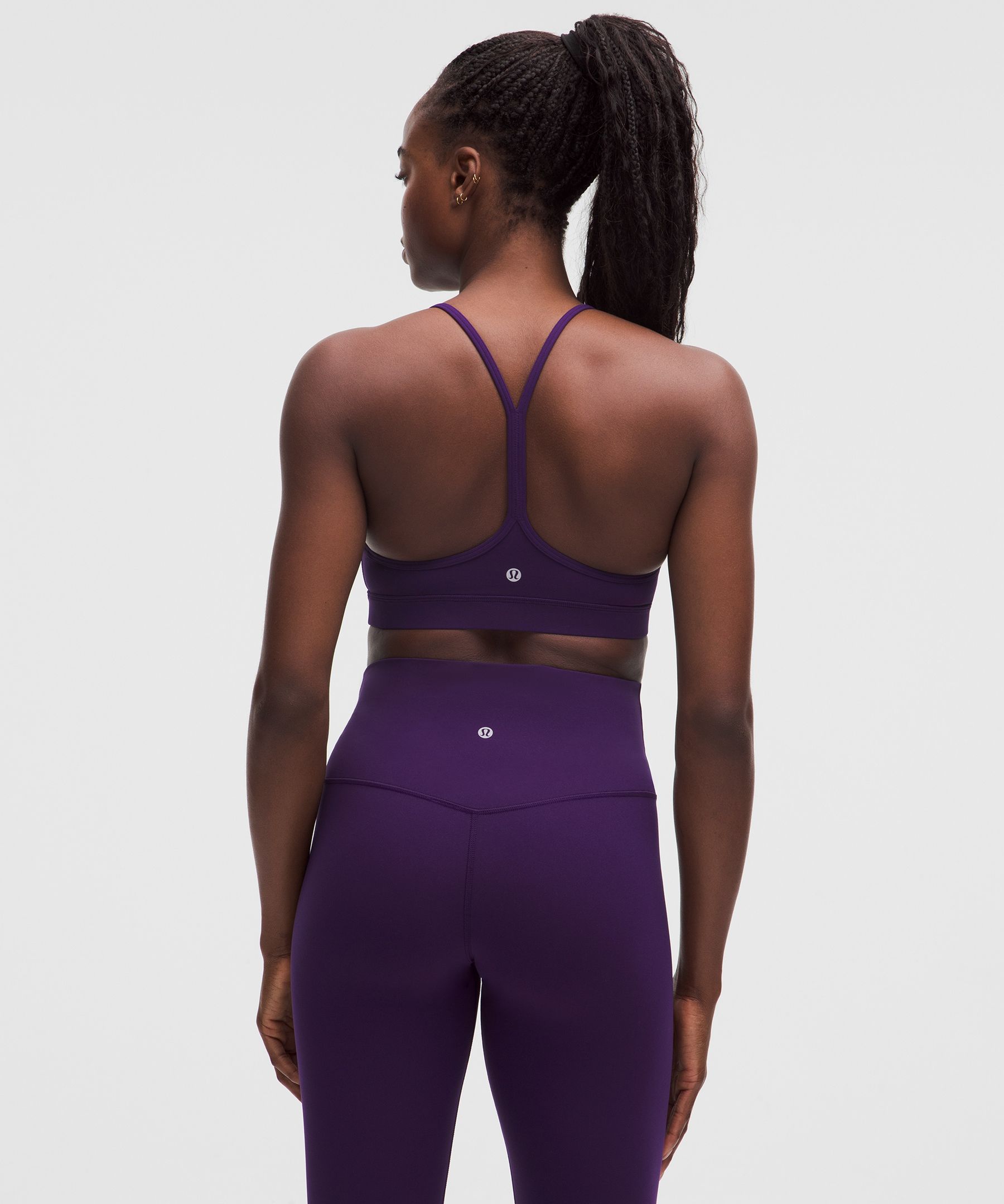Lululemon Flow Y Bra Nulu In Blue