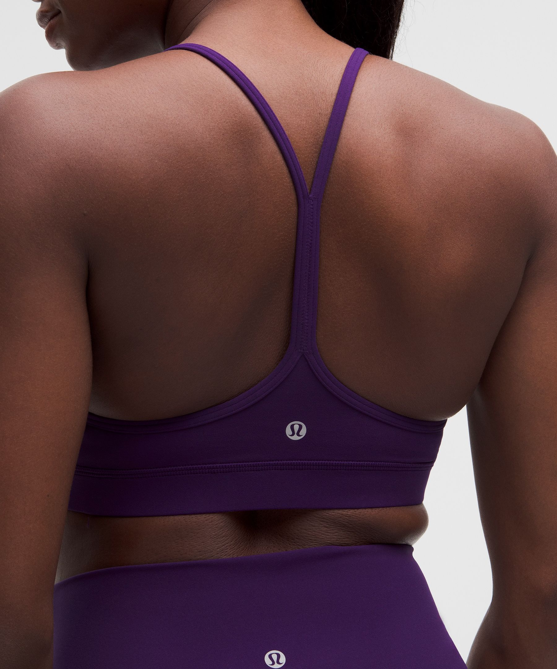 Lululemon Flow Y Bra Nulu In Blue