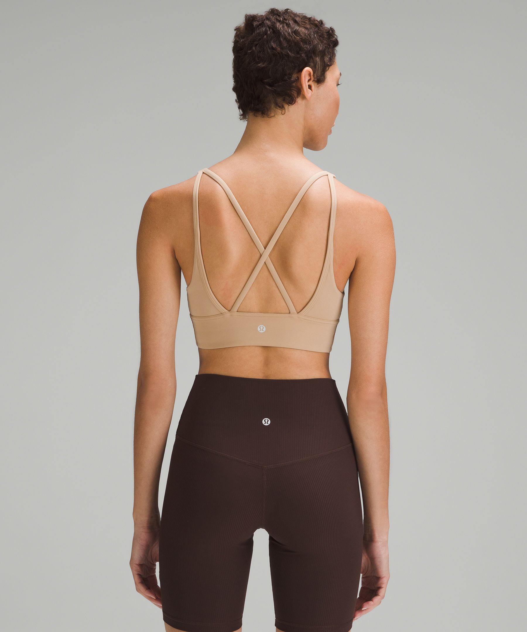 lululemon - Lululemon In Alignment Longline Bra - White on