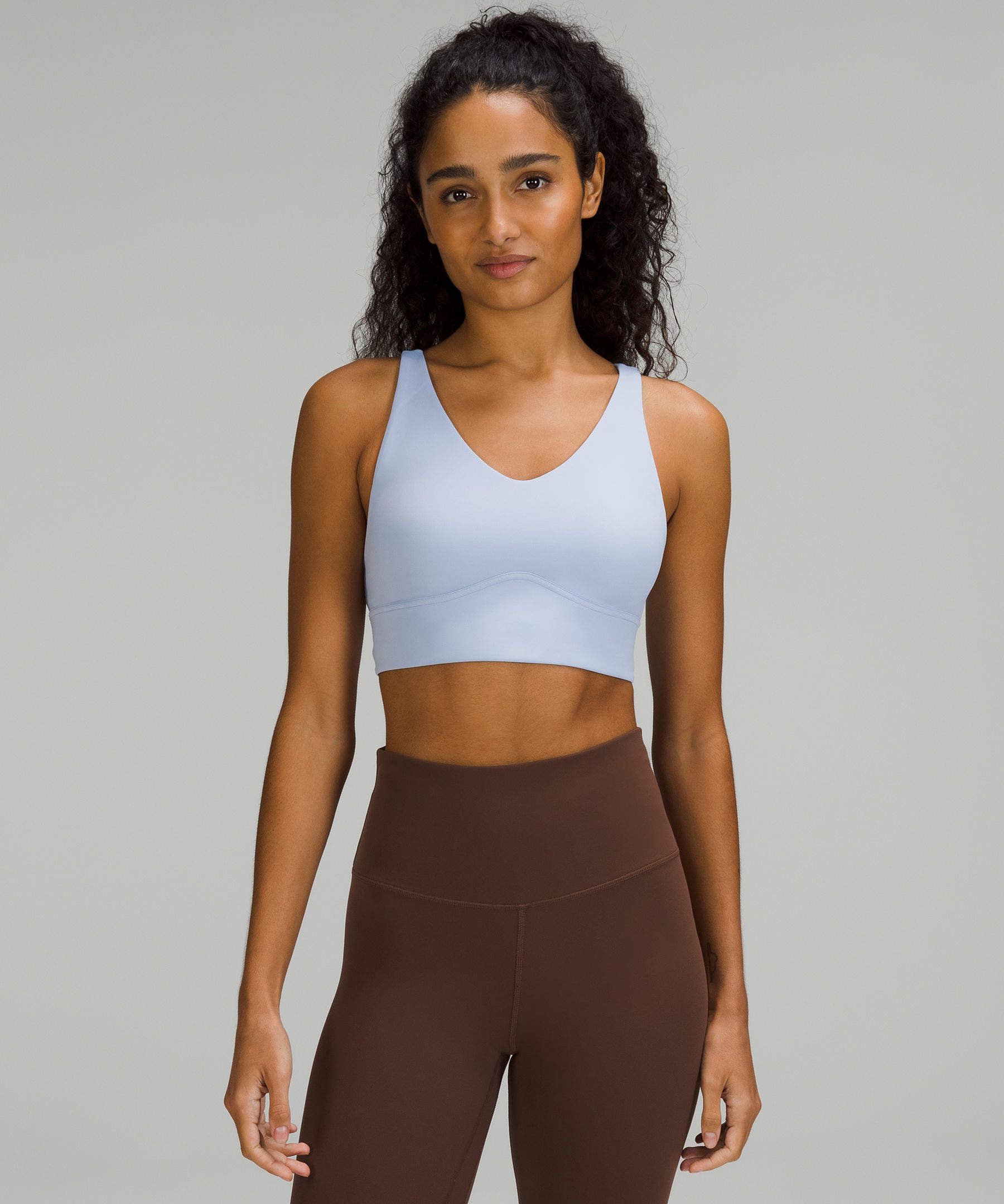 Lululemon In Alignment Longline Bra Light Support, B/c Cup In