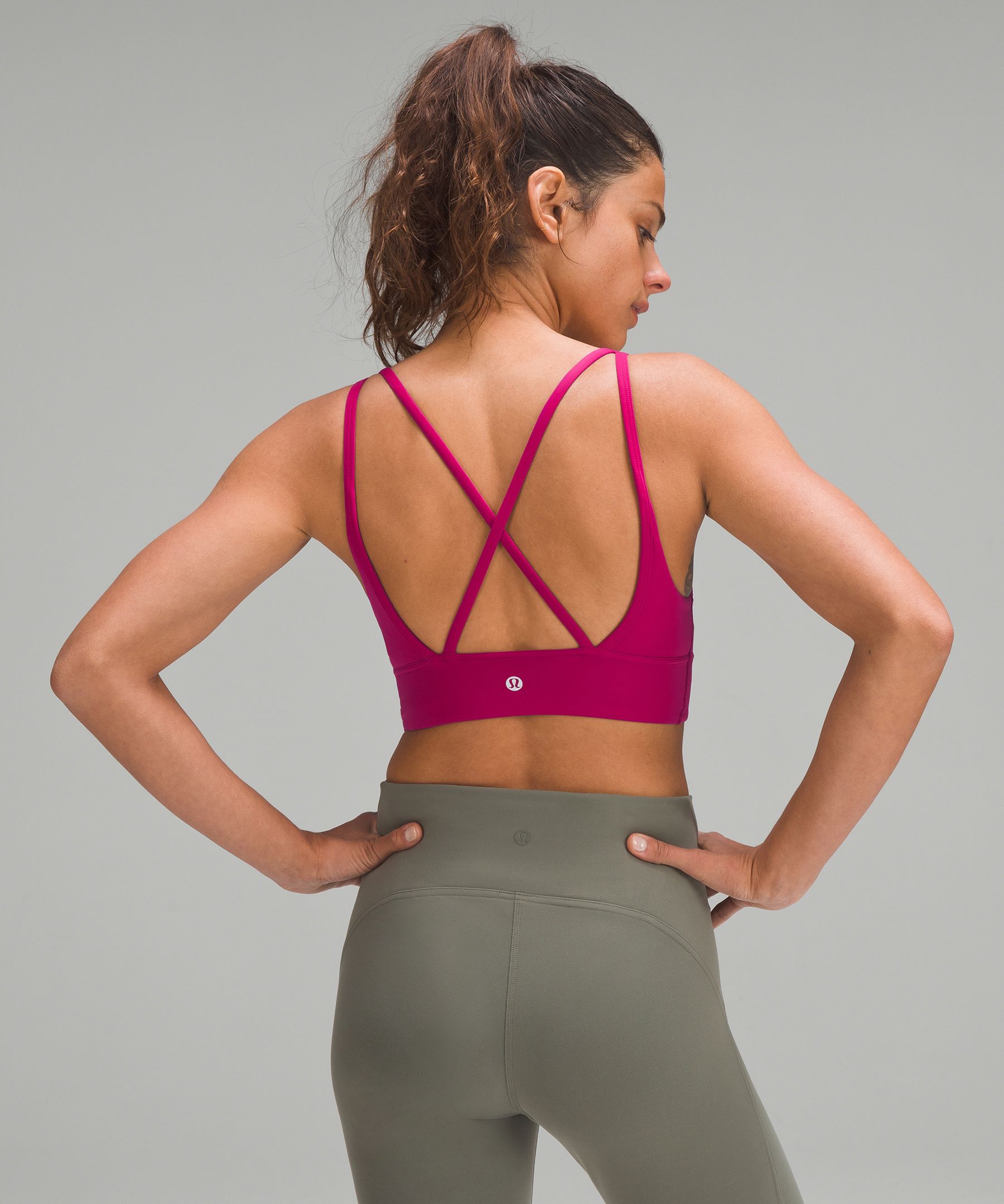 In Alignment Longline Bra *Light Support, B/C Cup, Butternut Brown