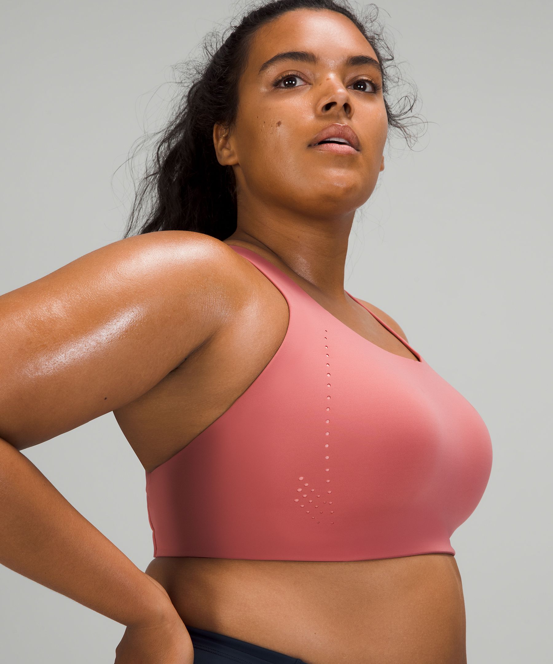 Lululemon AirSupport Bra *High Support, C-DDD Cups - Black / Asphalt Grey -  lulu fanatics