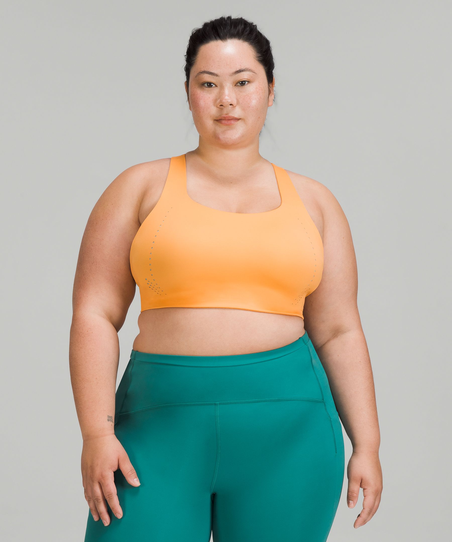 Lululemon AirSupport Bra *High Support, C–DDD Cups - Warm Apricot