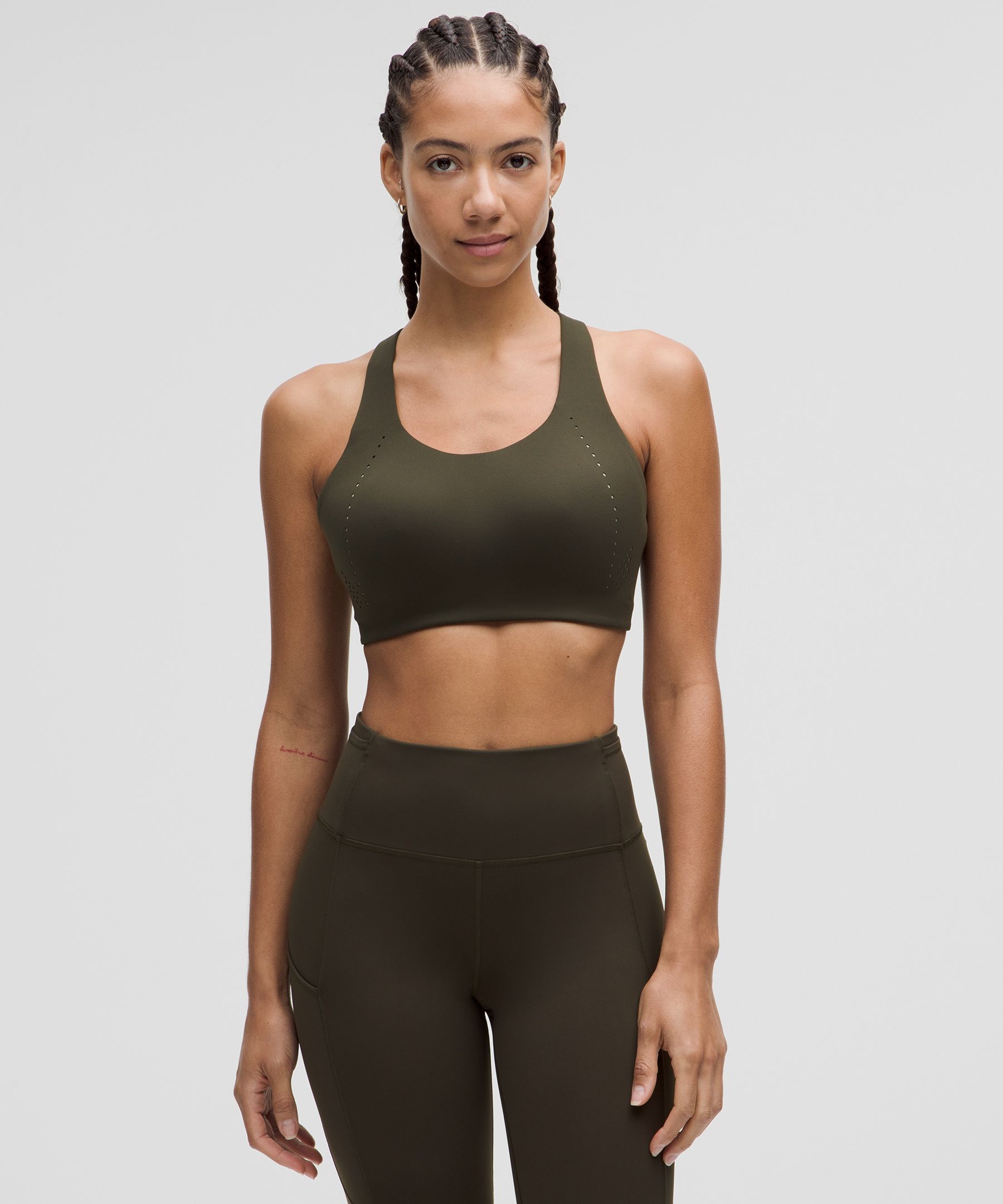 AQUA One Shoulder Sports Bra - 100% Exclusive