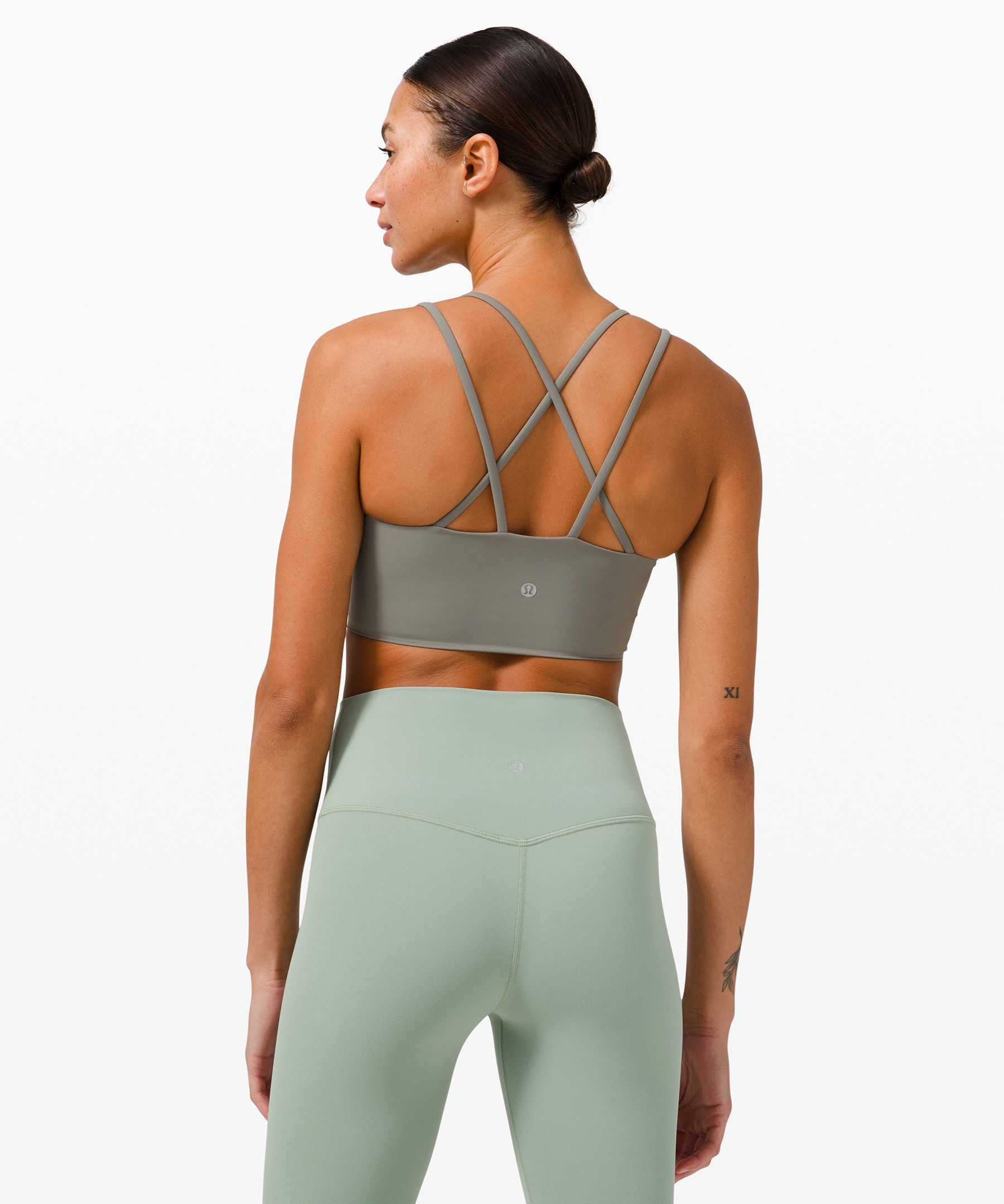 Lululemon Like a Cloud Longline Bra *Light Support, B/C Cup - Chrome - lulu  fanatics