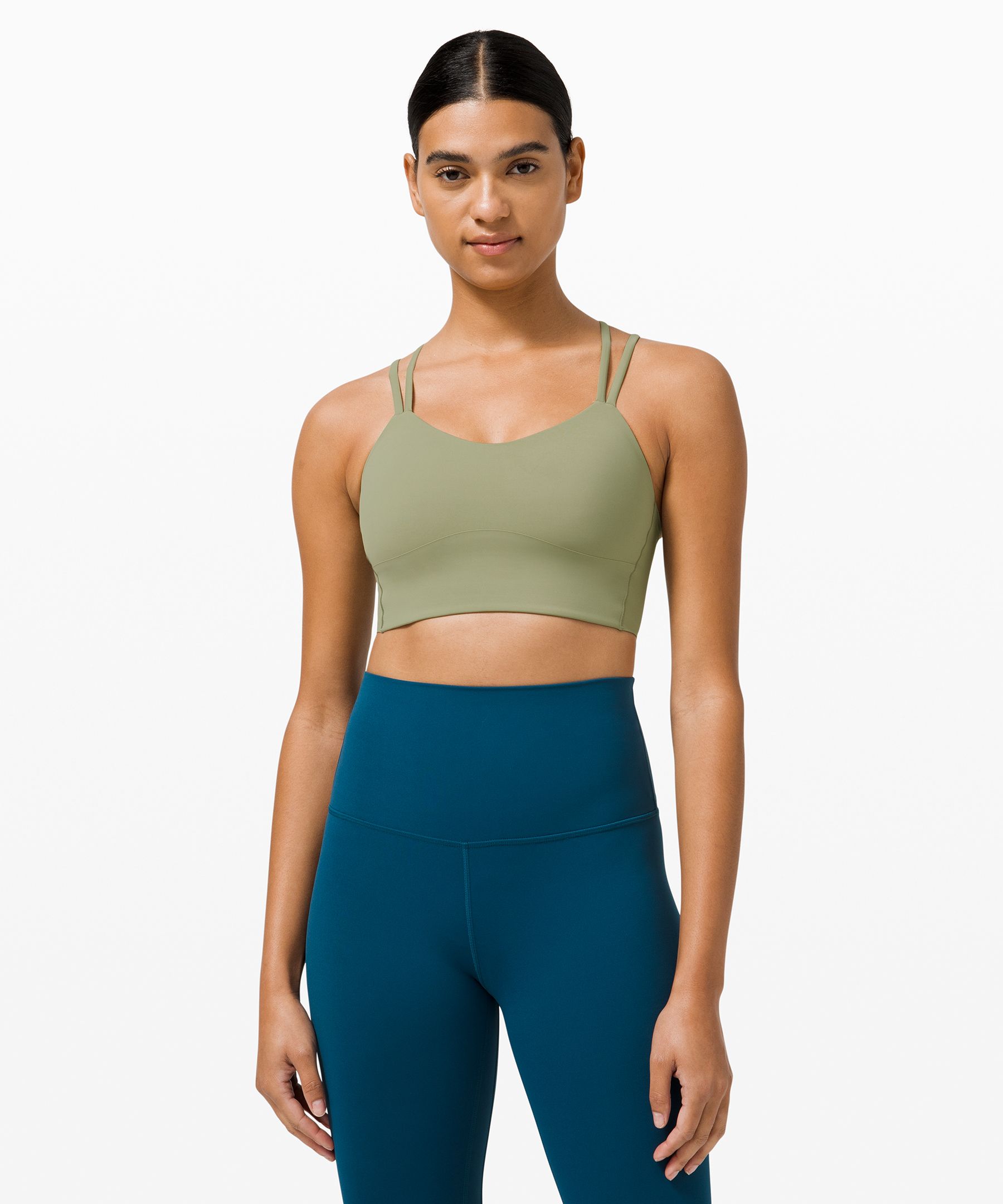 lululemon Green Like a Cloud Sports Bra