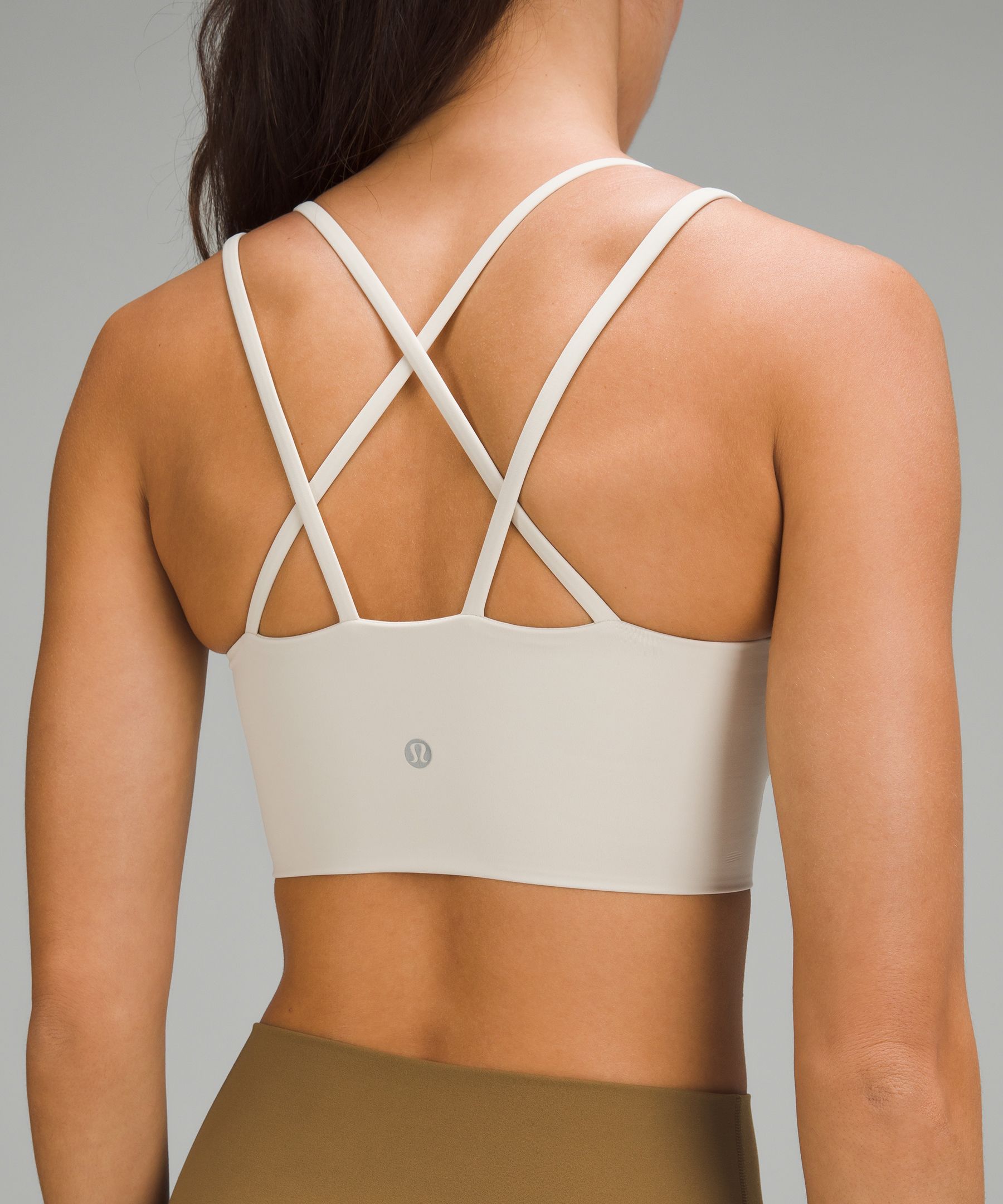 Lululemon Like A Cloud Longline Bra In White
