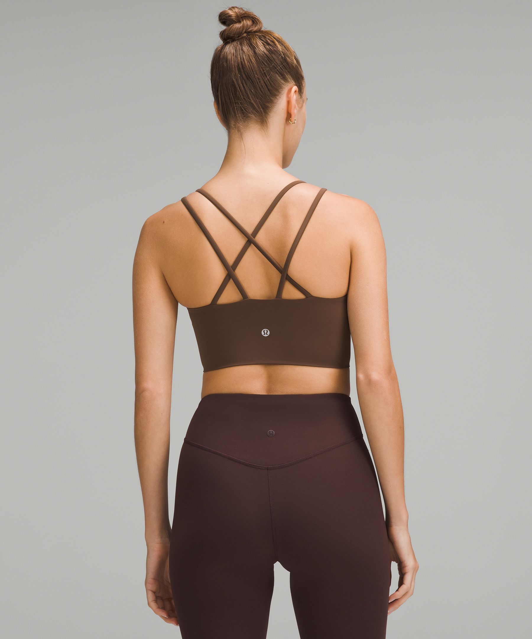 Lululemon Like A Cloud High Neck Long Line Bra B/C 6 Brown - $50 (28% Off  Retail) New With Tags - From Sofia