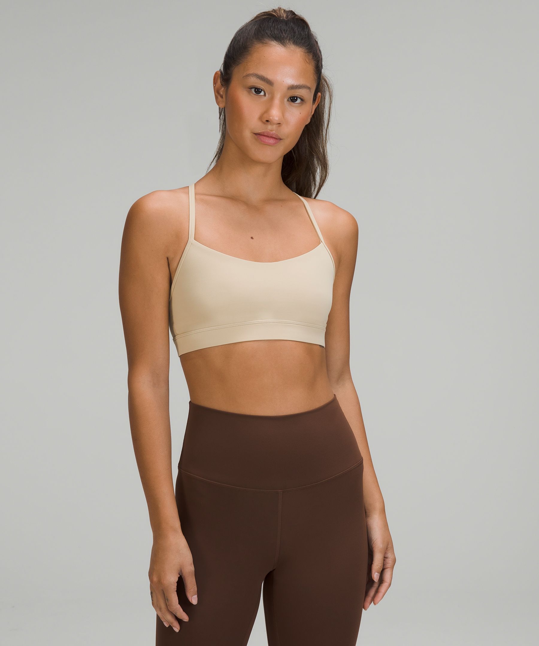 Lululemon Flow Y Nulu Bra Light Support, A-c Cups In Moonlit