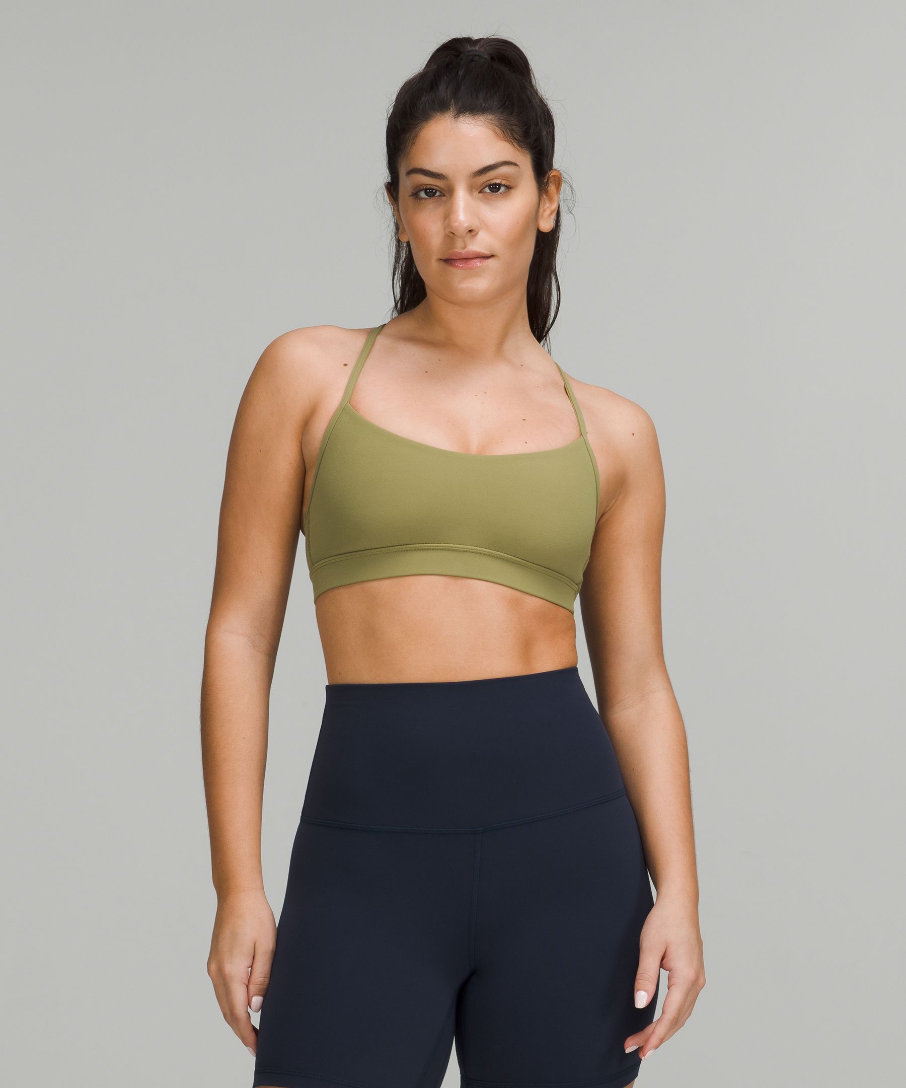 Lululemon Flow-Y Sports Bra Pink Size M - $30 (48% Off Retail) - From  Kaitlynn