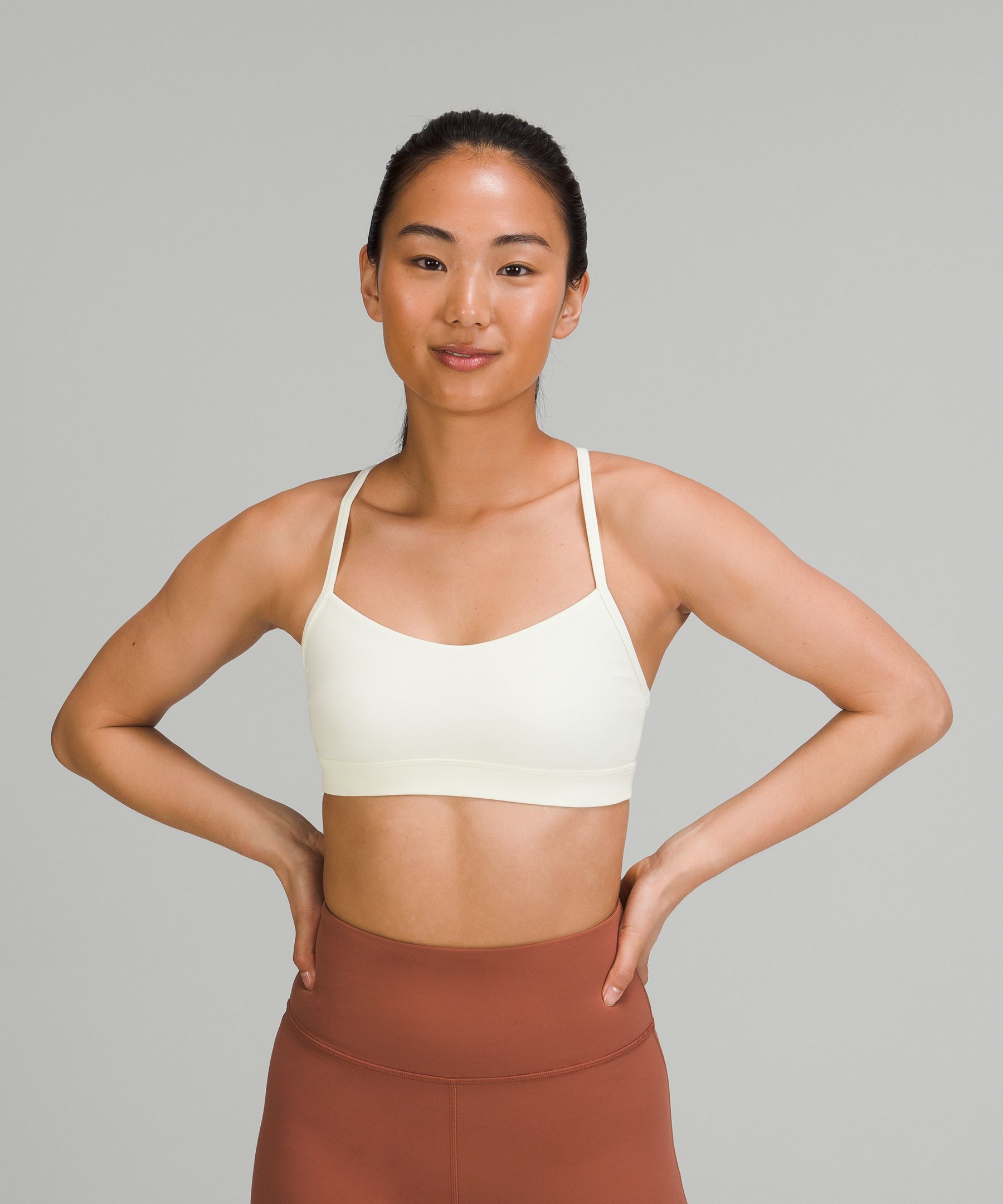 Lululemon Flow Y Bra *nulu In Copper Clay