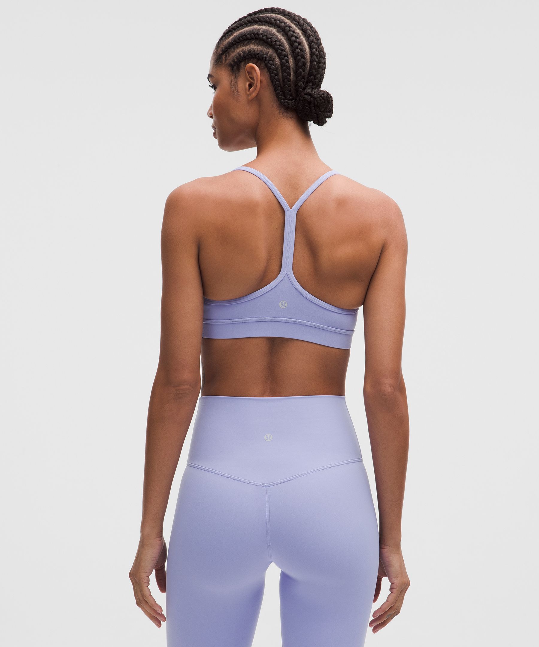Lululemon Flow Y Bra Nulu In Blue