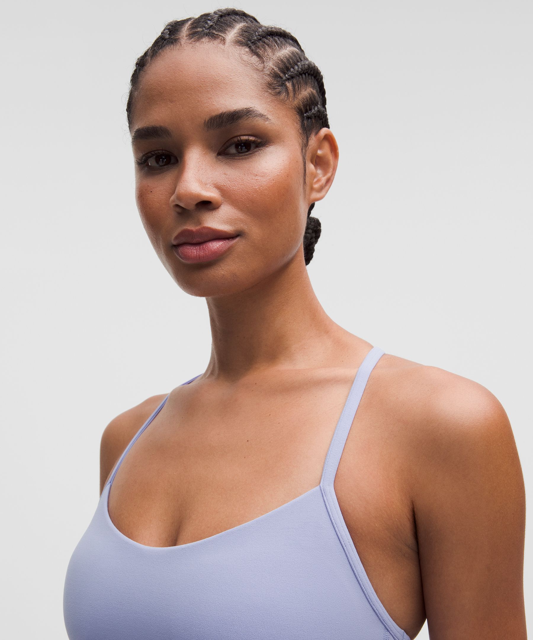 Lululemon Flow Y Bra Nulu In Blue
