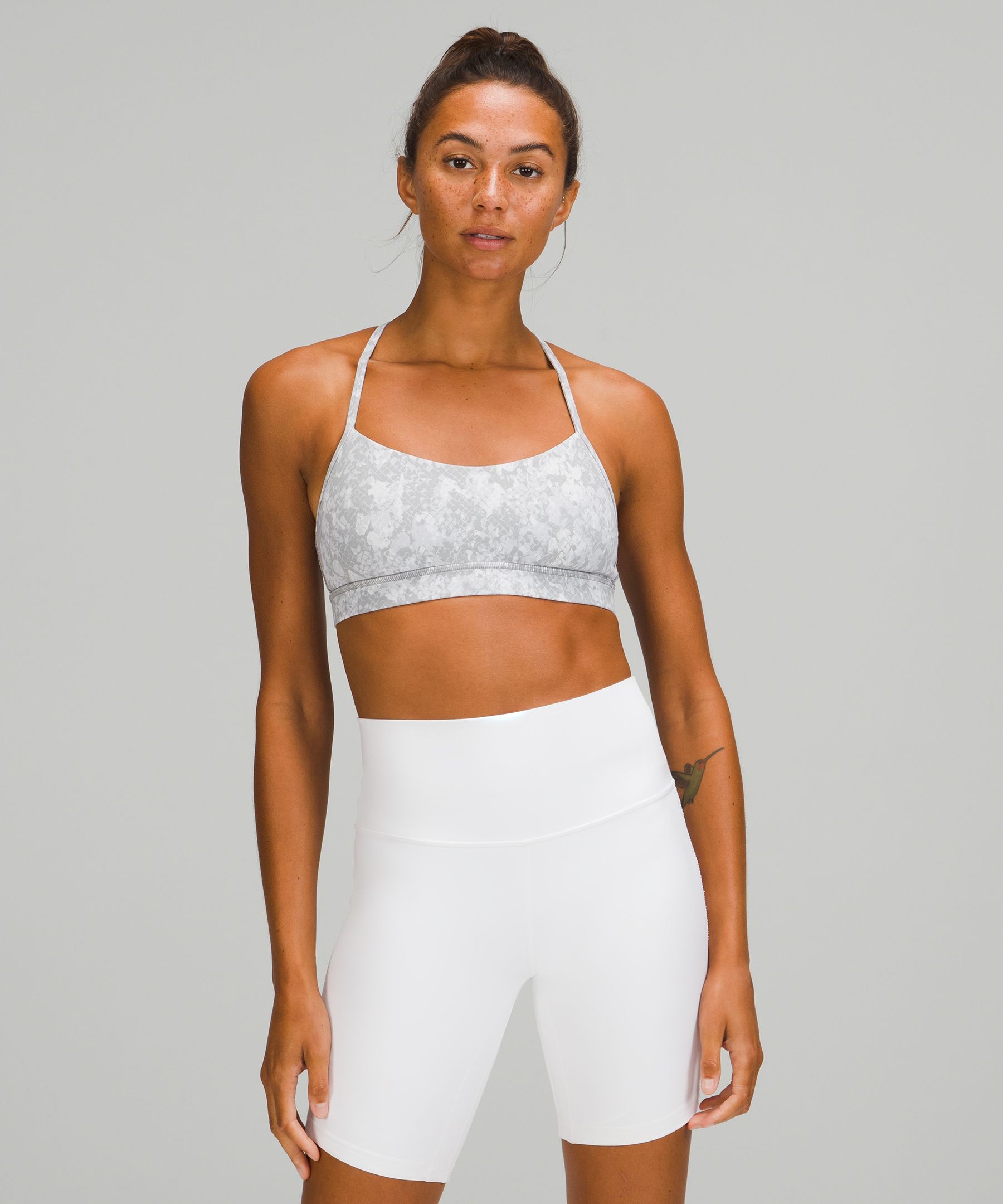 Lululemon Flow Y Nulu Bra Light Support, A-c Cups In Moonlit