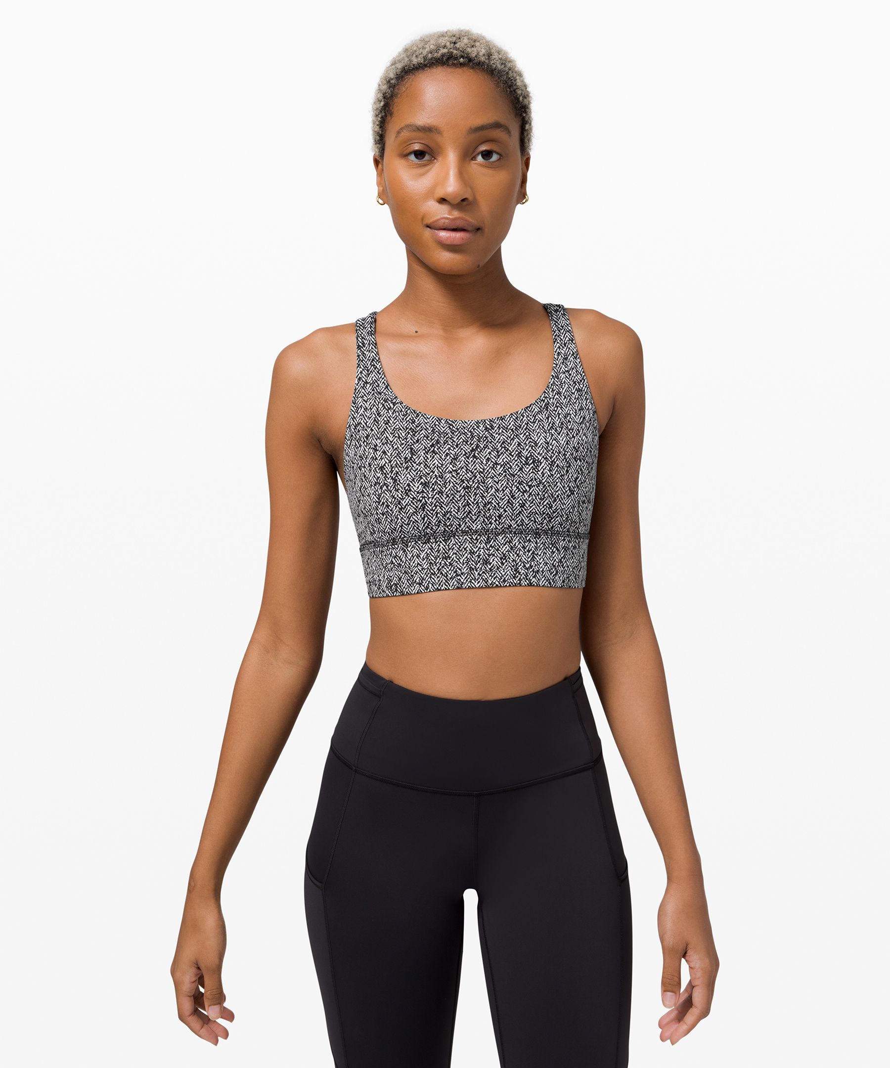 Lululemon Energy Bra Long Line *medium Support, B/c Cup In Printed