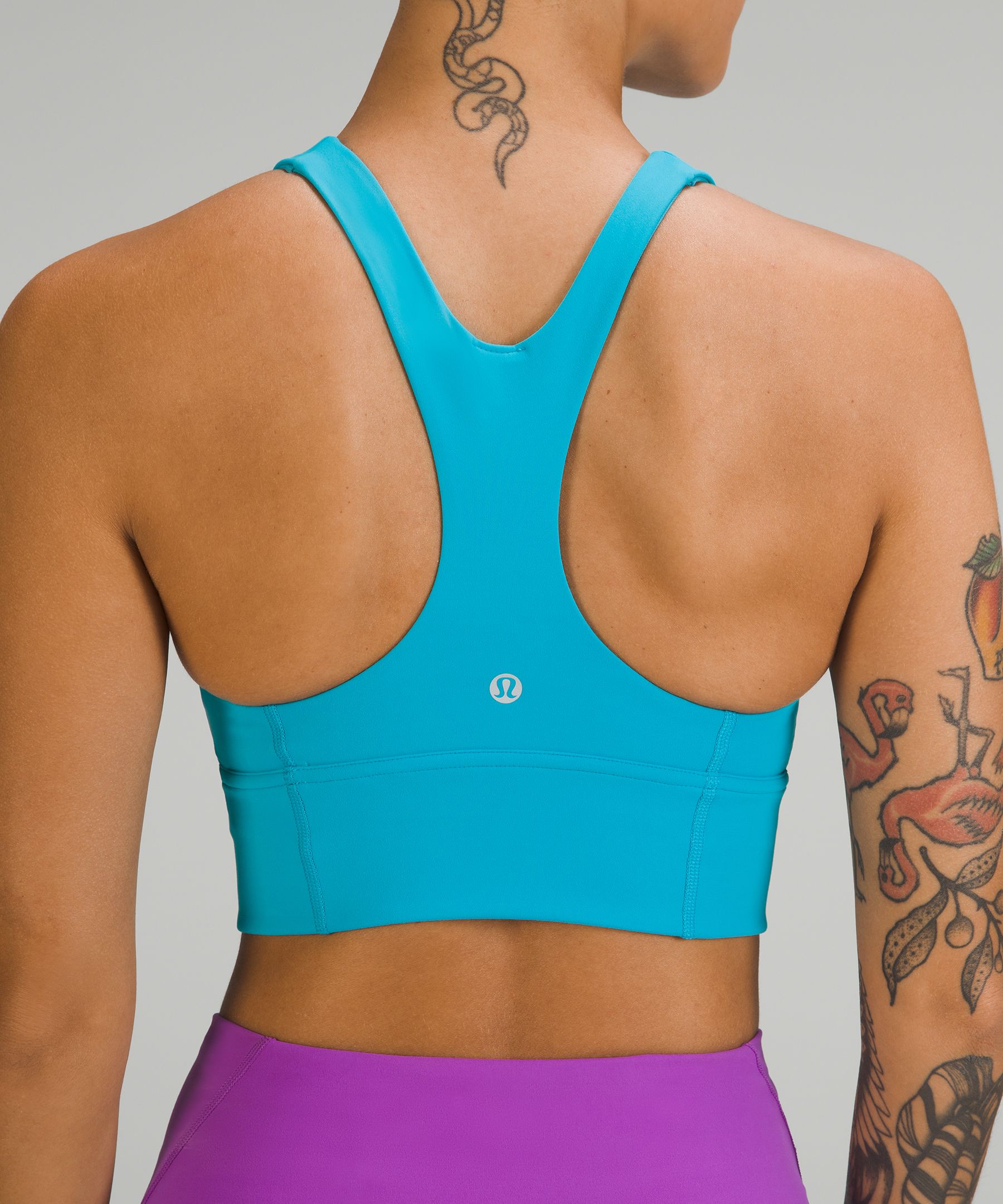 lululemon athletica Wunder Train Bra Medium Support, C/d Cup Online Only in  Blue