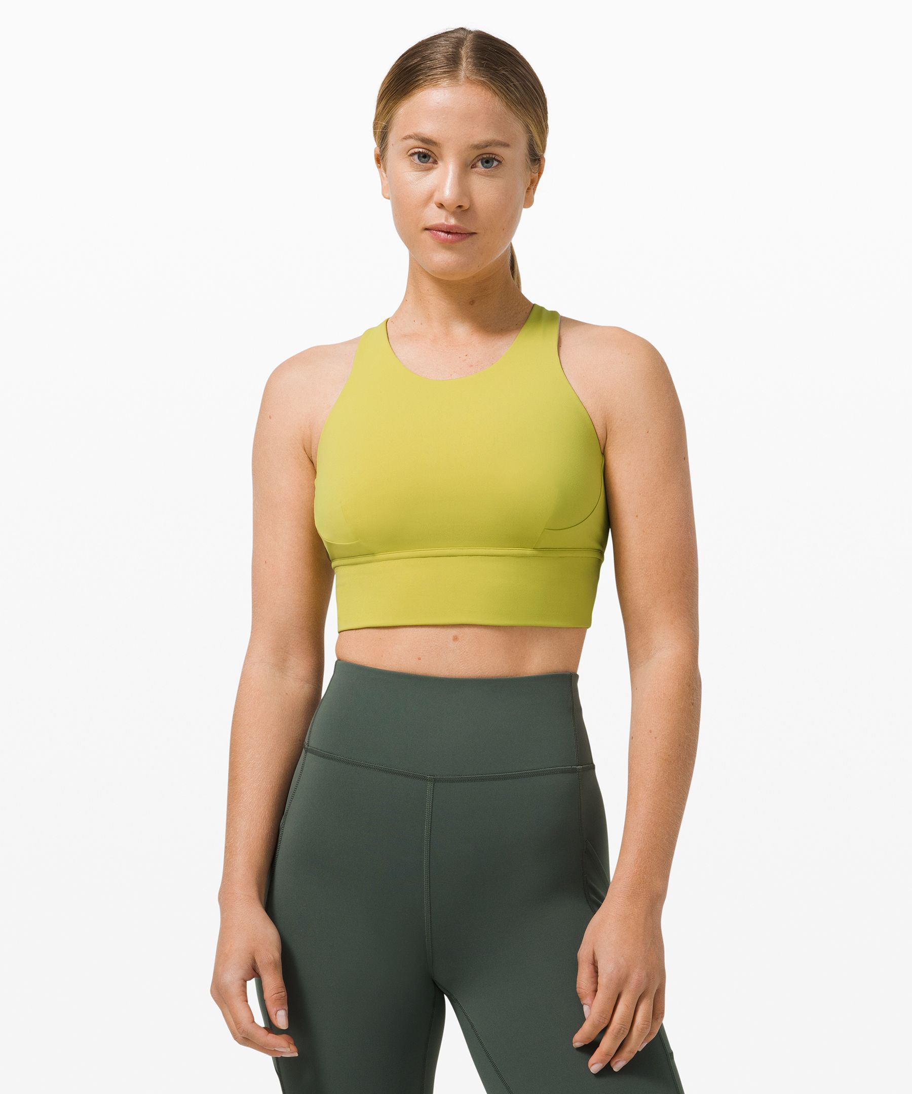 Faster Sports Bra, Green