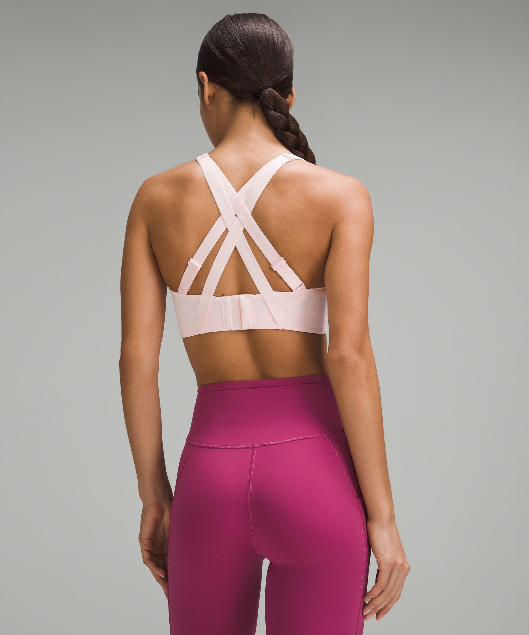NEW Lululemon Air Support Sports Bra High Support Brier Rose Pink