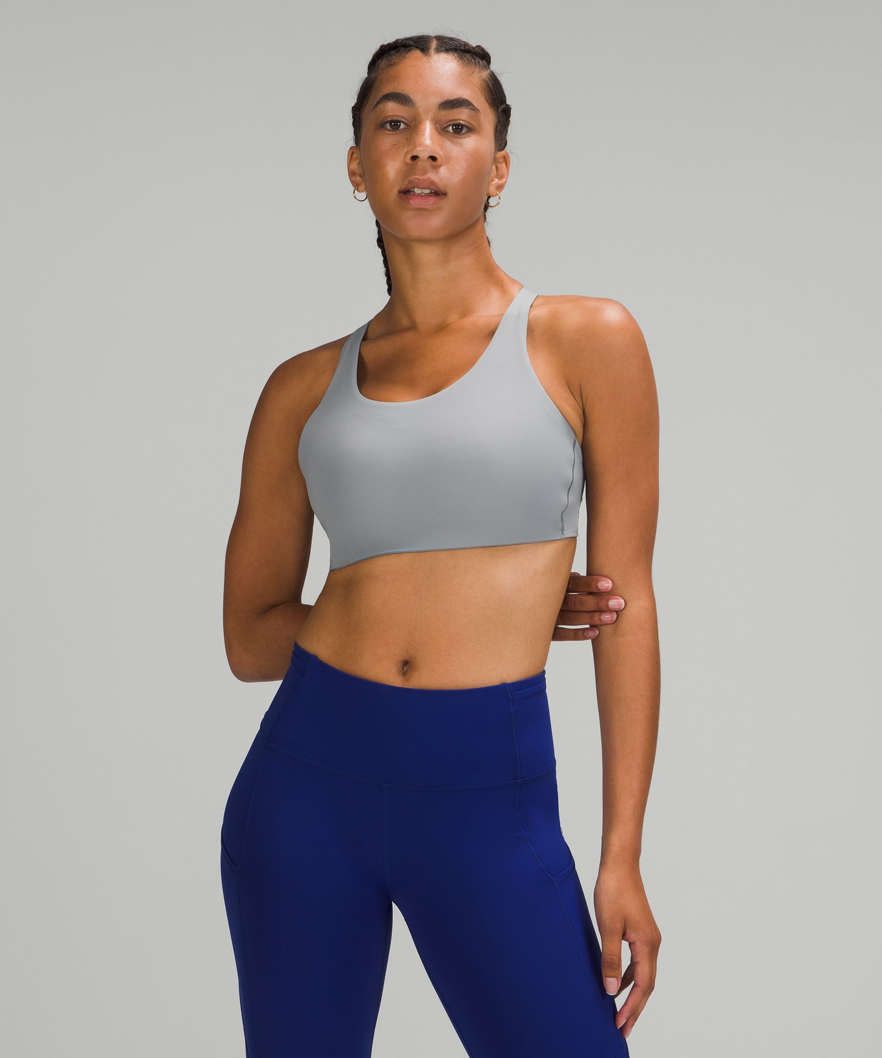 Lululemon Energy Bra High Support, B-ddd Cups In Grey