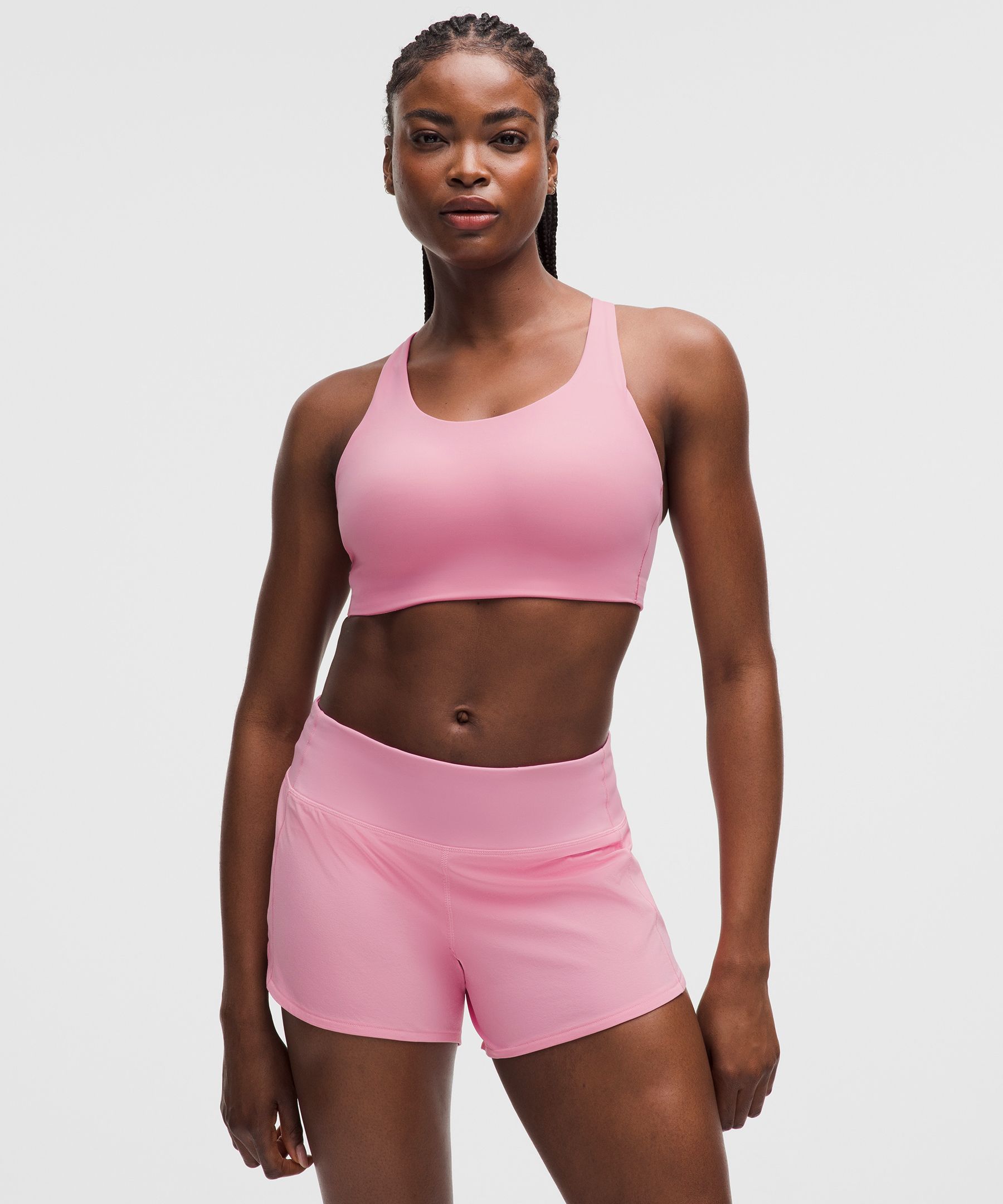 lululemon – Women’s Energy Sports Bra High Support, B-G Cups – Color Pink – Size 6