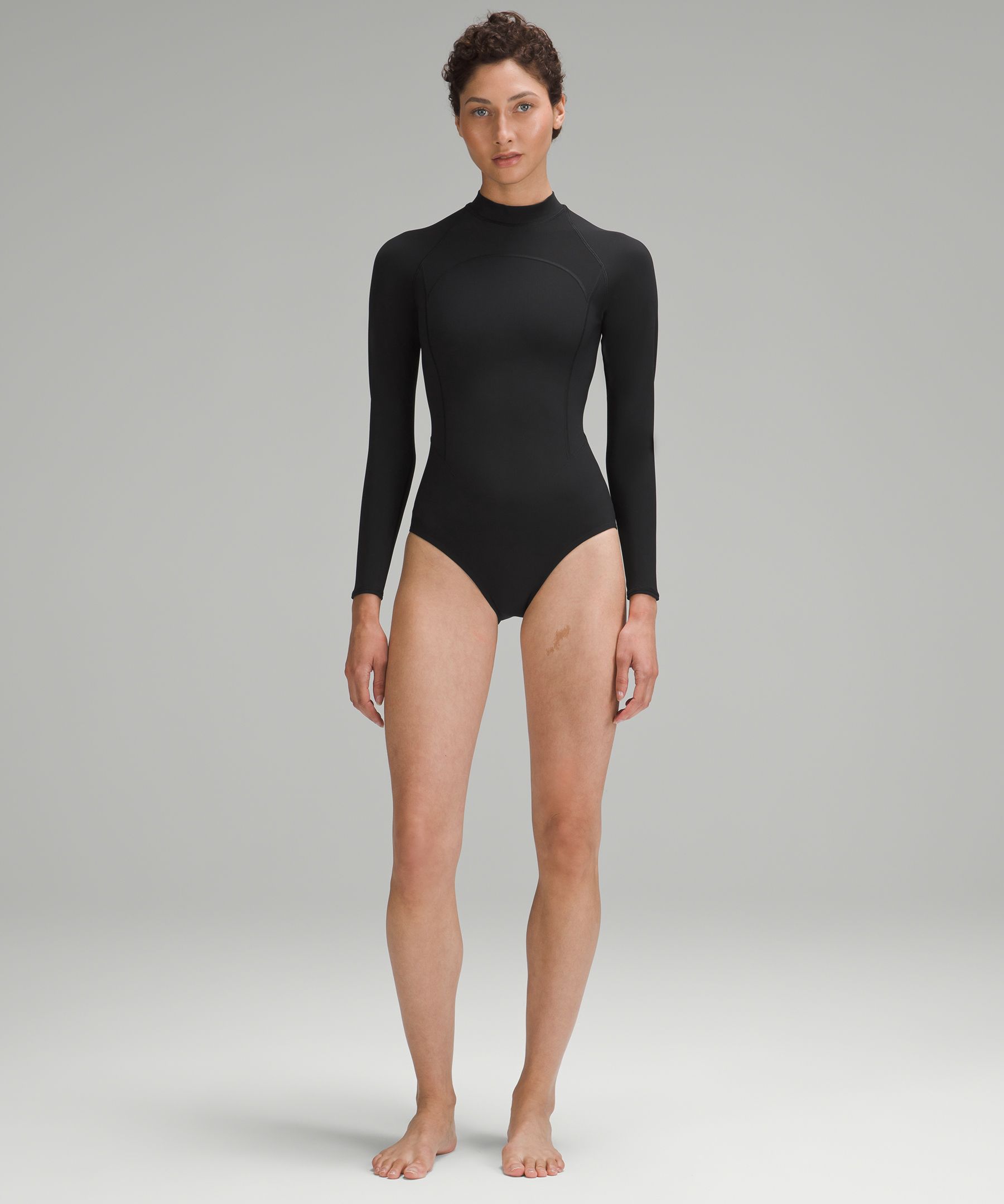 Long Sleeve Zip Back Paddle Suit Swimwear Lululemon DE