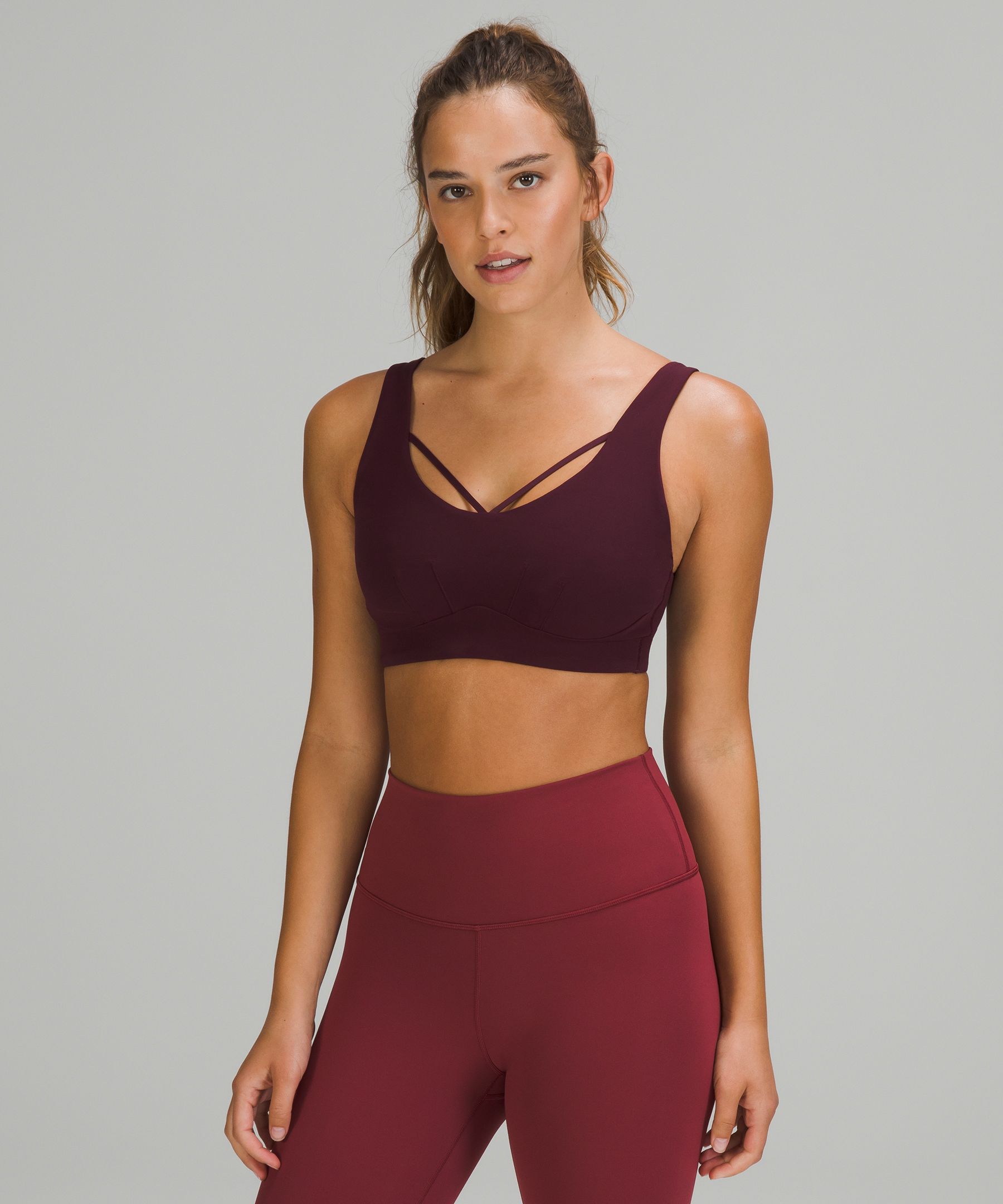 lululemon lululemon Ribbed Nulu Strappy Yoga Bra Light Support, A/B Cup  $39.00